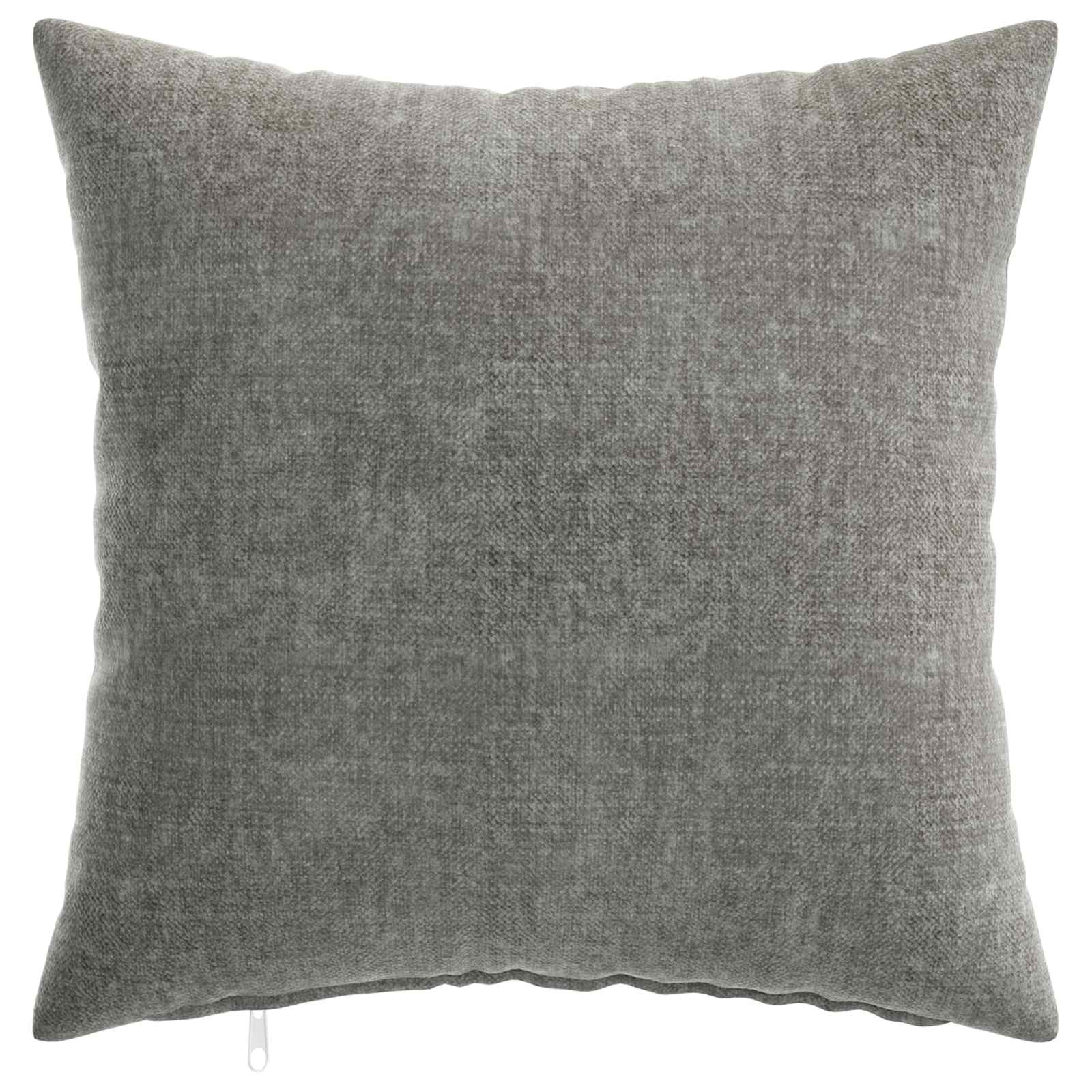 Federa 6 pz HEERLEN Grigio Scuro 30 x 30 cm Tessuto Chenille