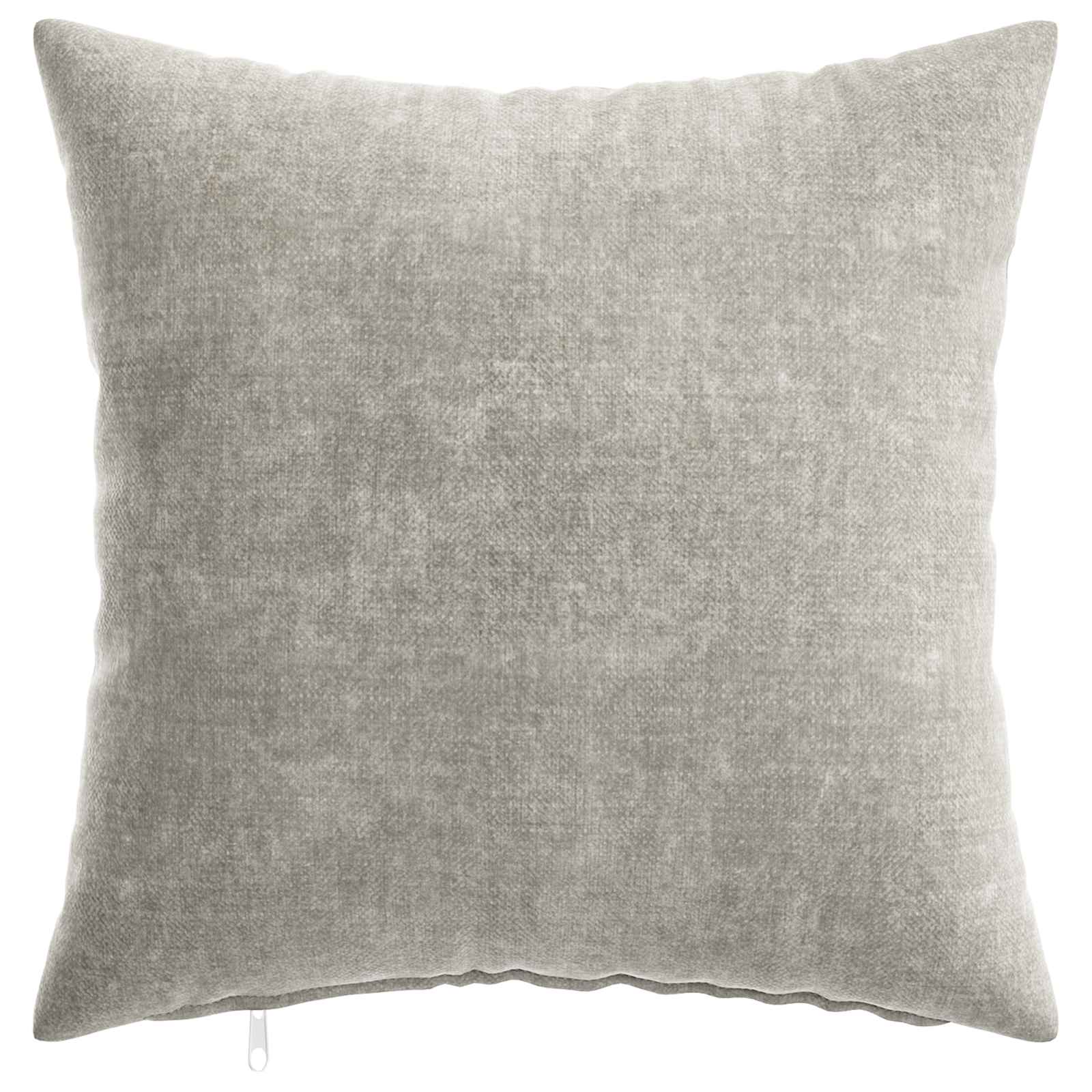 Federa 6 pz HEERLEN Grigio Chiaro 30 x 30 cm Tessuto Chenille