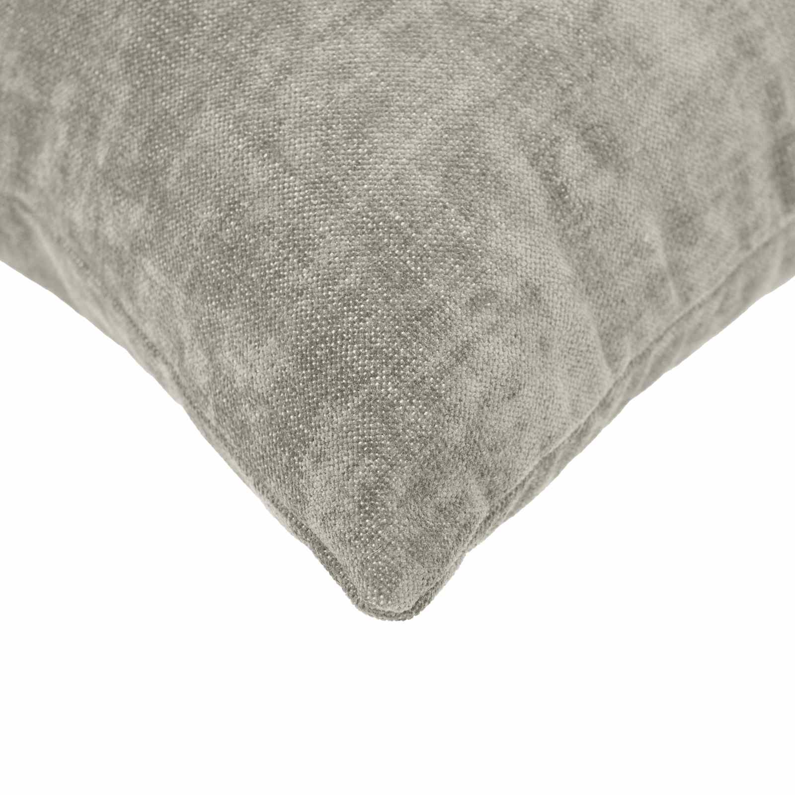 Federa 6 pz HEERLEN Grigio Chiaro 30 x 30 cm Tessuto Chenille