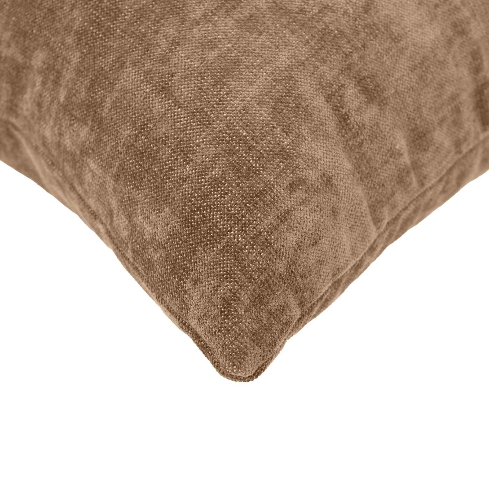 Federa 6 pz HEERLEN Marrone 30 x 30 cm Tessuto Chenille