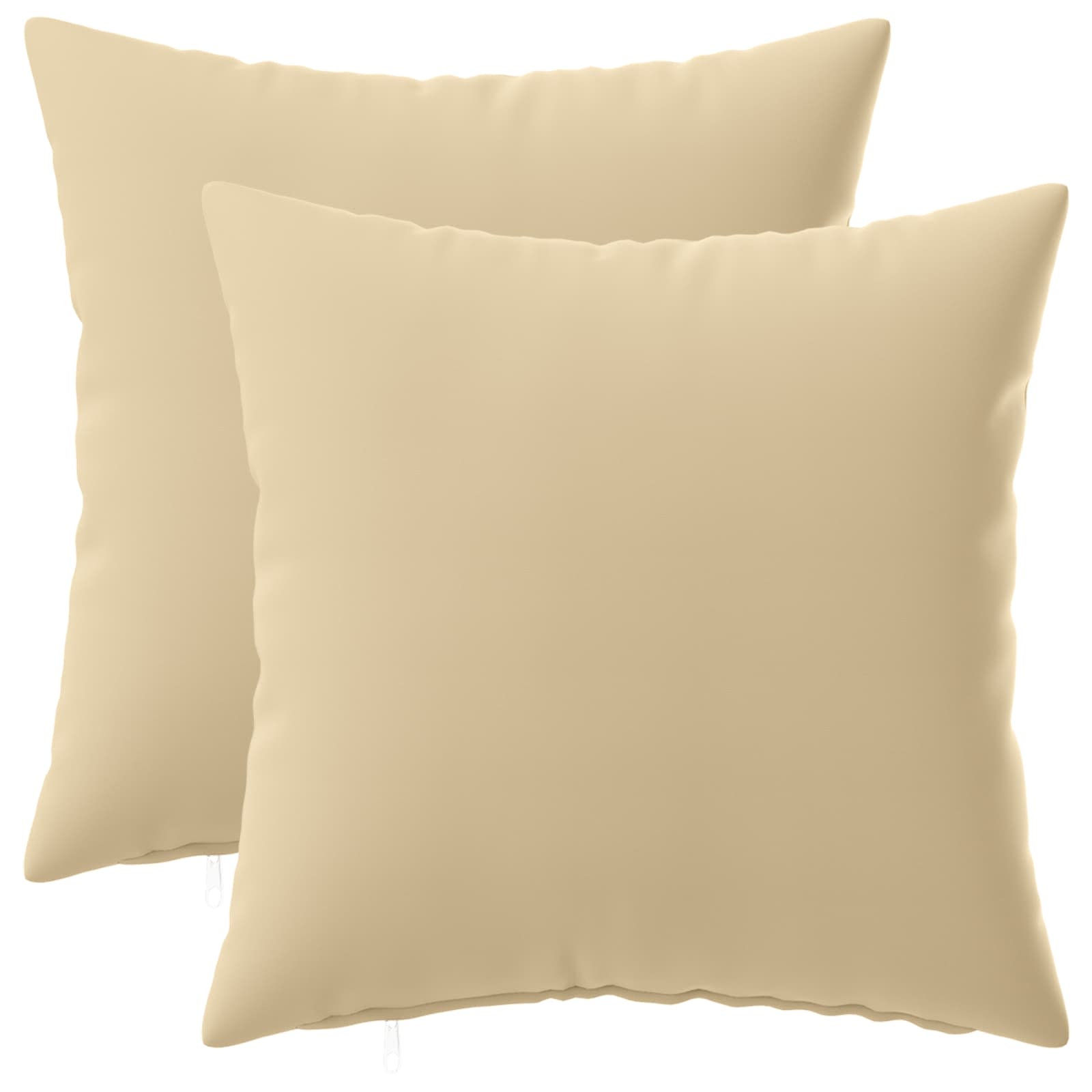 Federa 2 pcs HEERLEN Beige 30 x 30 cm Poliestere