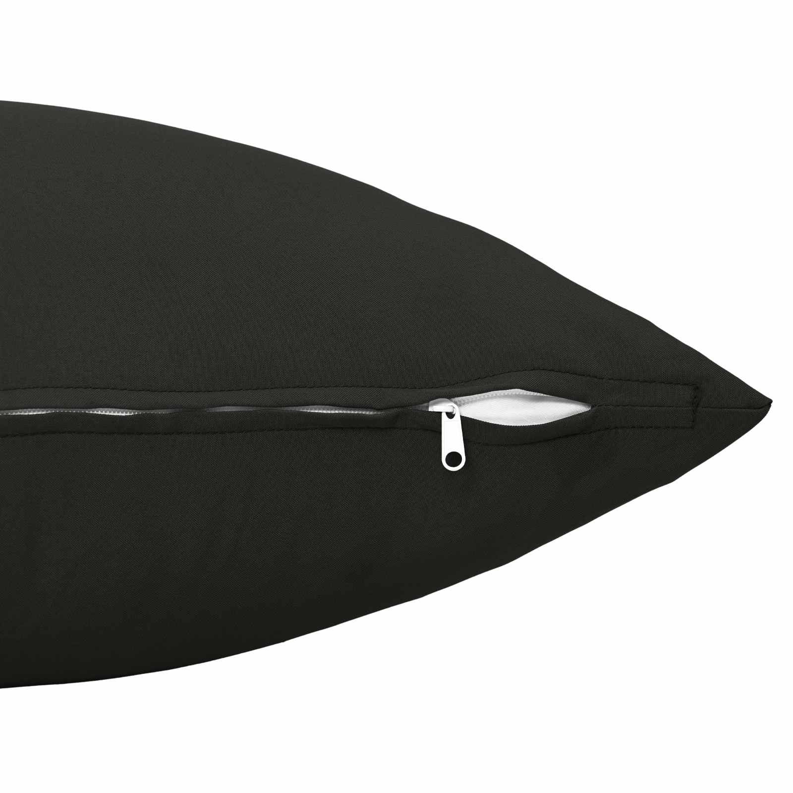 Federa 6 pcs HEERLEN Nero 30 x 30 cm Poliestere