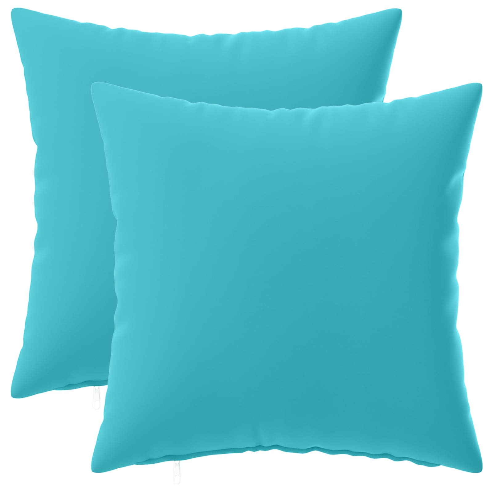 Federa 2 pcs HEERLEN Turchese 30 x 30 cm Poliestere