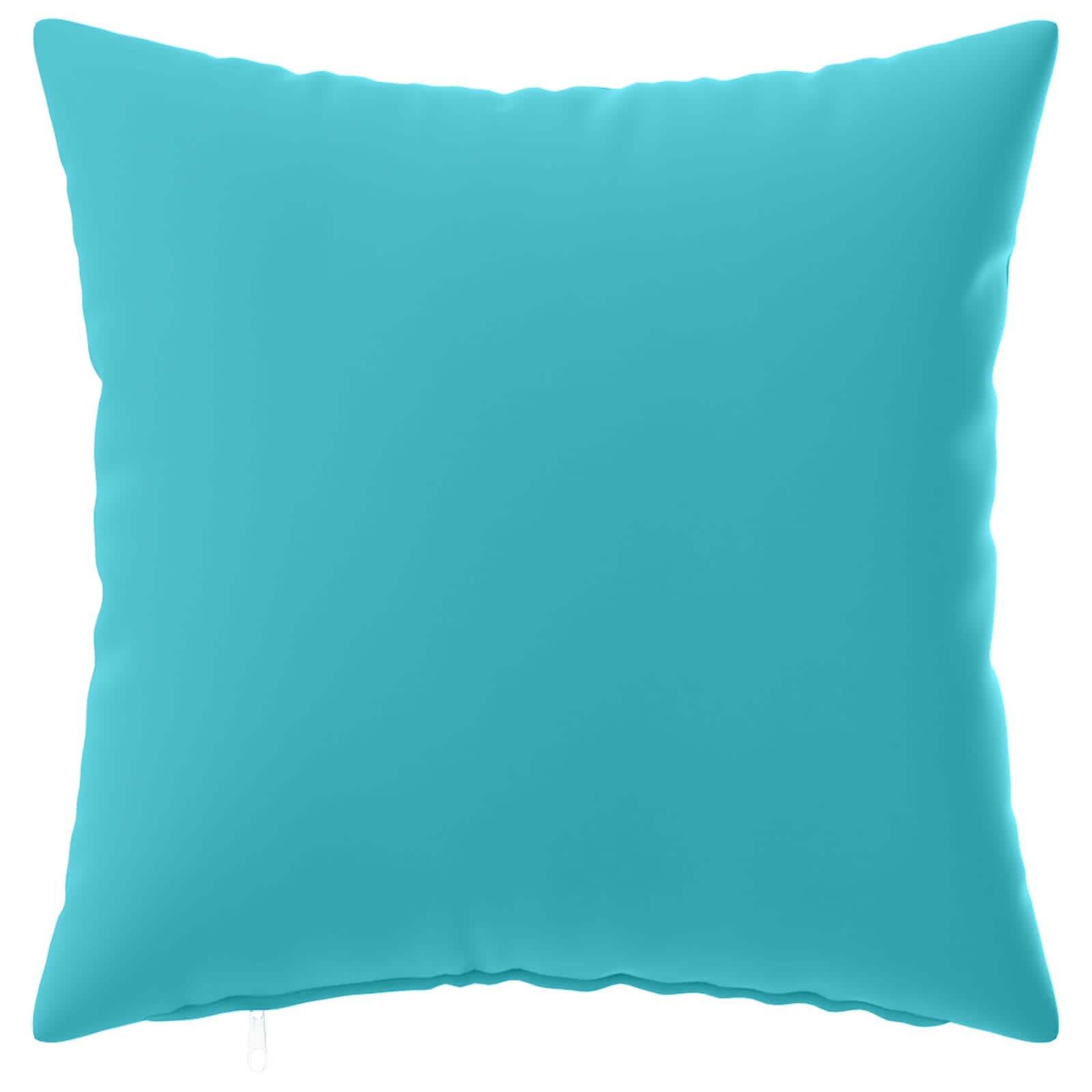 Federa 6 pcs HEERLEN Turchese 30 x 30 cm Poliestere