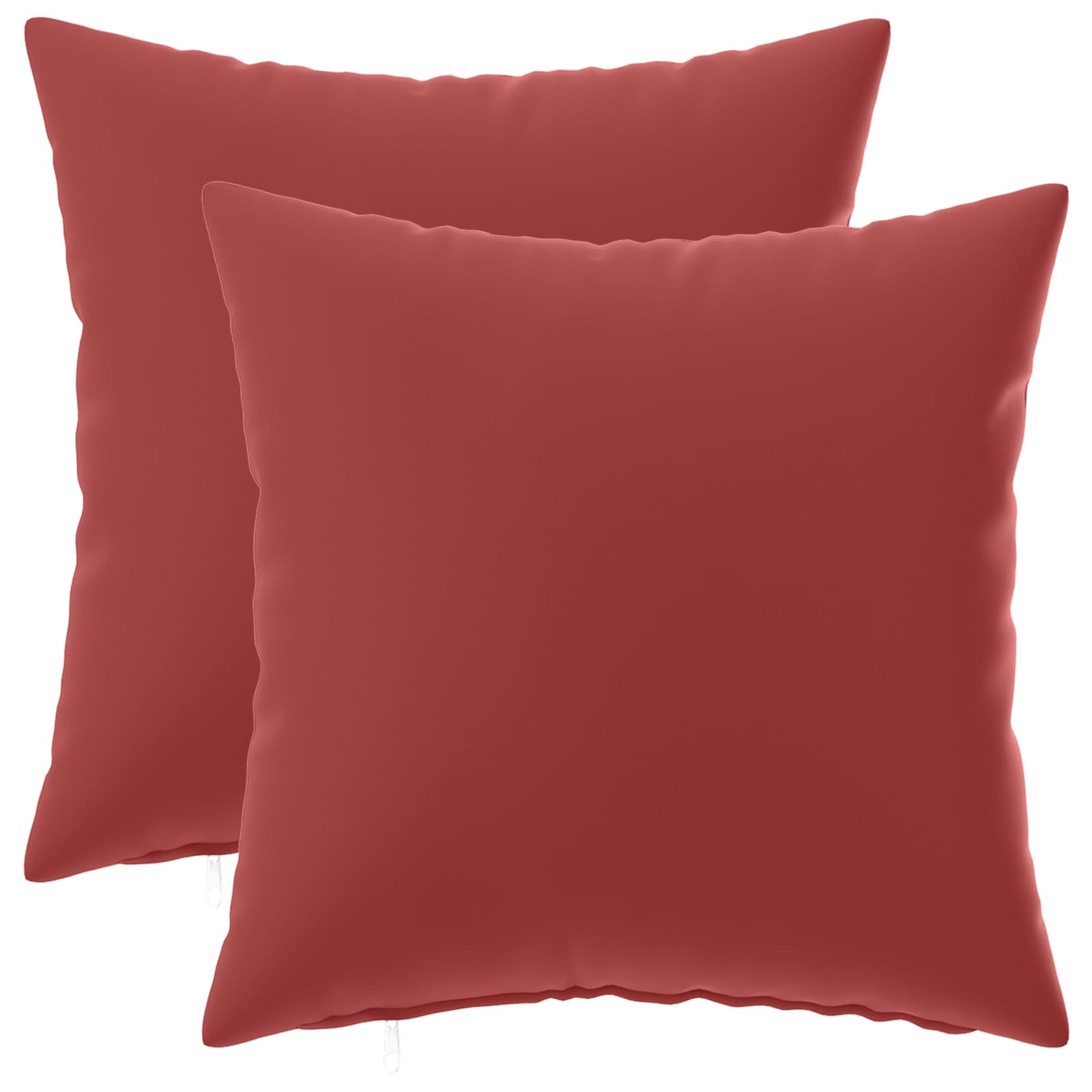 Federa 2 pcs HEERLEN Rosso Vino 30 x 30 cm Poliestere