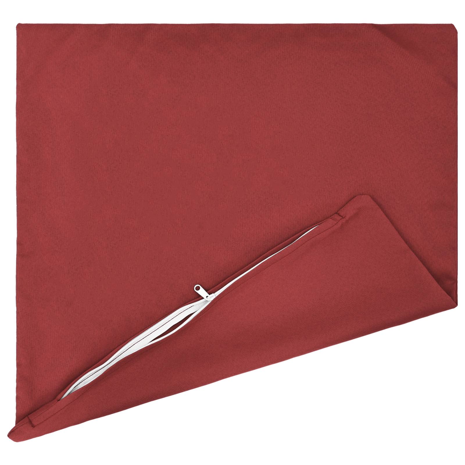 Federa 6 pcs HEERLEN Rosso Vino 30 x 30 cm Poliestere