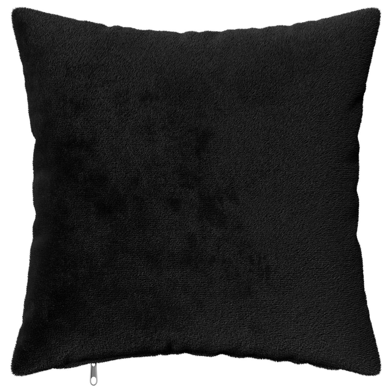 Federa 6 pcs HEERLEN Nero 30 x 30 cm Flanella