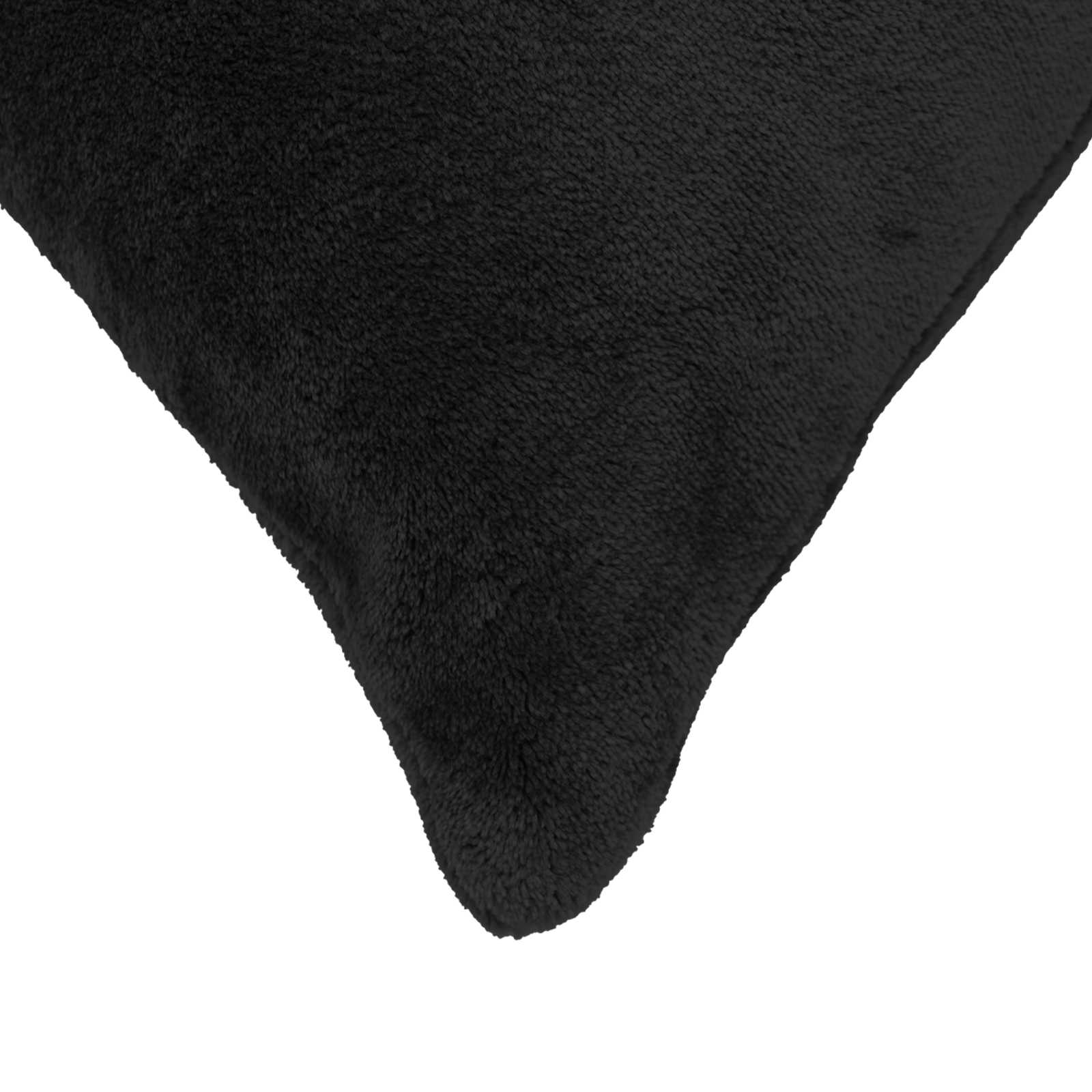 Federa 6 pcs HEERLEN Nero 30 x 30 cm Flanella