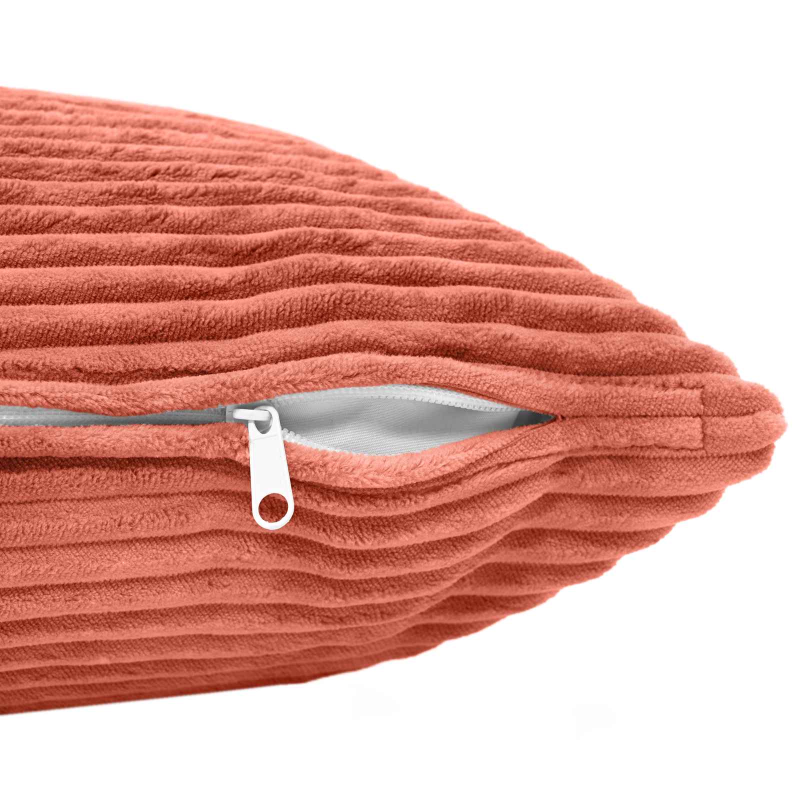 Federa 6 pcs HEERLEN Rosso Arancio 30 x 50 cm corduroy