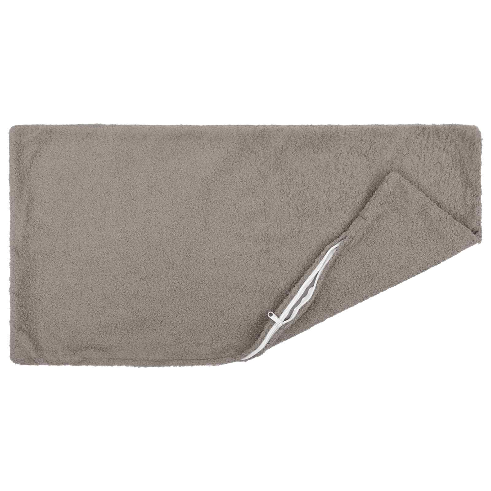 Federa 6 pcs HEERLEN Grigio Chiaro 30 x 50 cm Bouclé