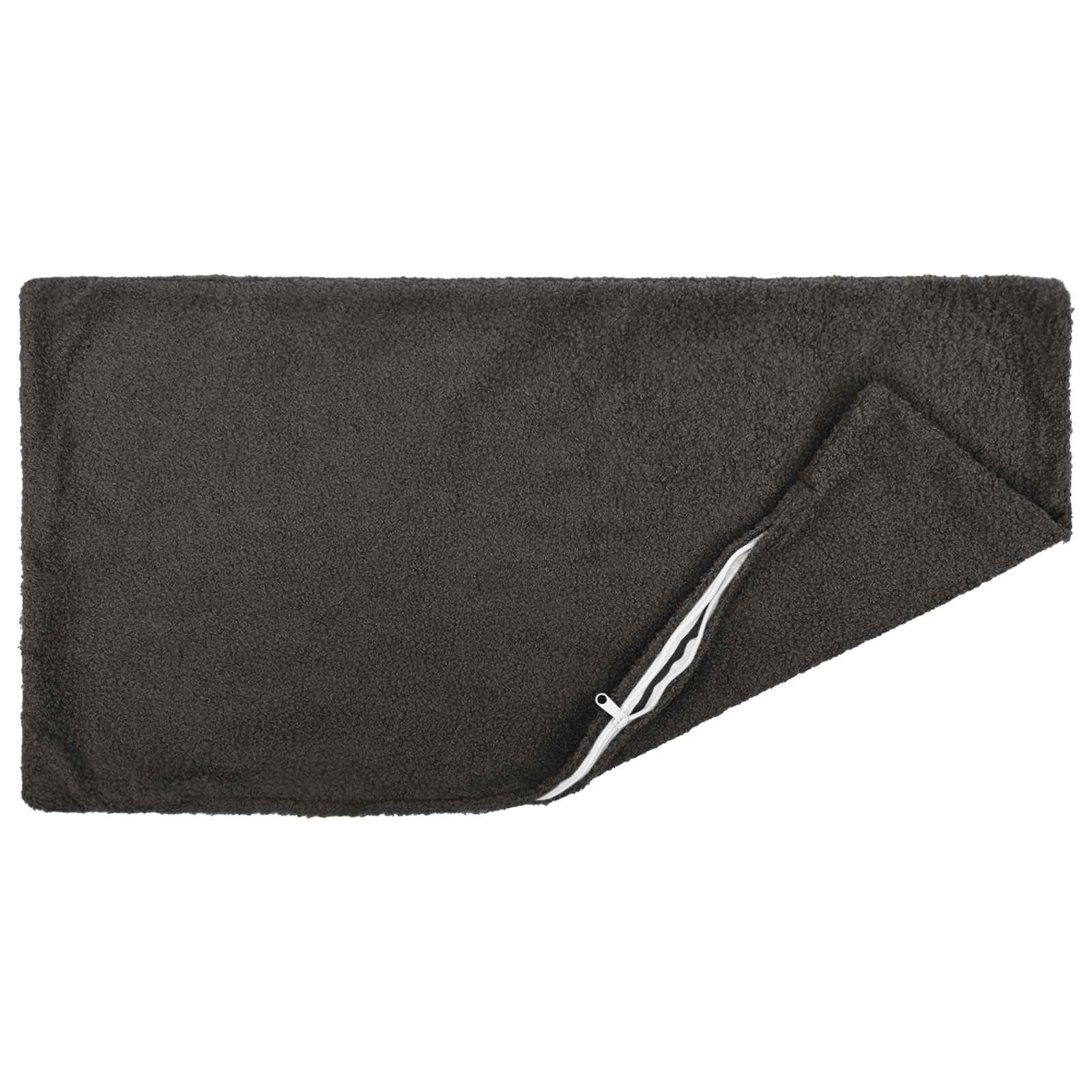 Federa 6 pcs HEERLEN Grigio Scuro 30 x 50 cm Bouclé