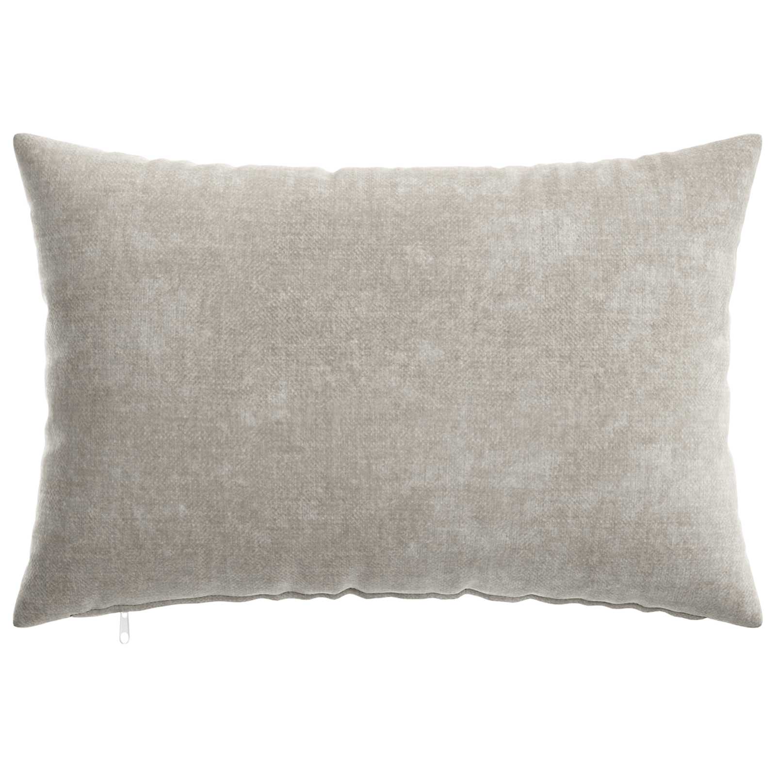 Federa 6 pz HEERLEN Grigio Chiaro 30 x 50 cm Tessuto Chenille