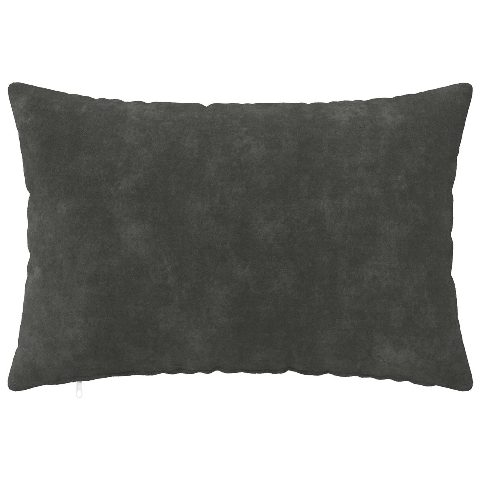 Federa 6 pcs HEERLEN Antracite 30 x 50 cm Fleece in microfibra