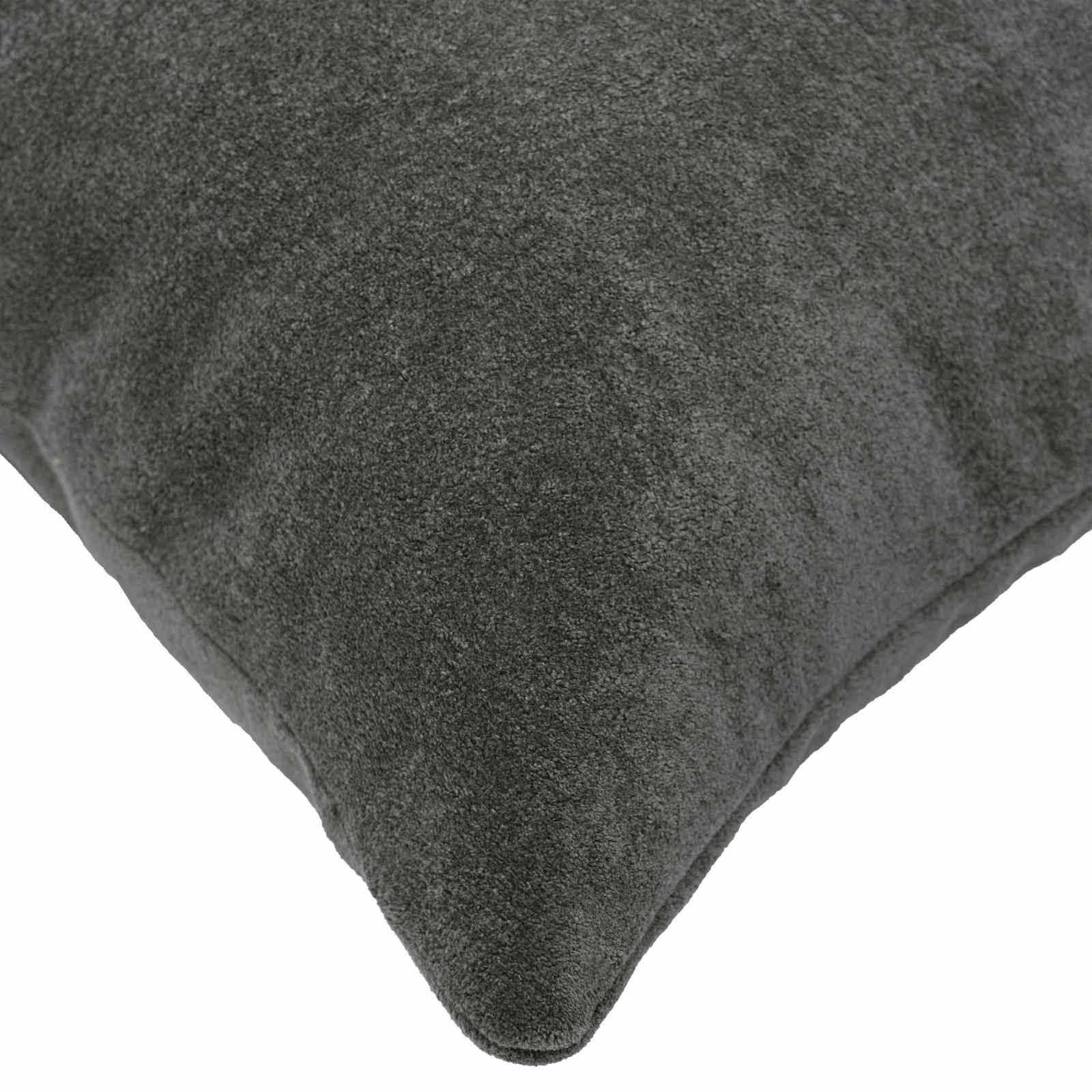 Federa 6 pcs HEERLEN Antracite 30 x 50 cm Fleece in microfibra