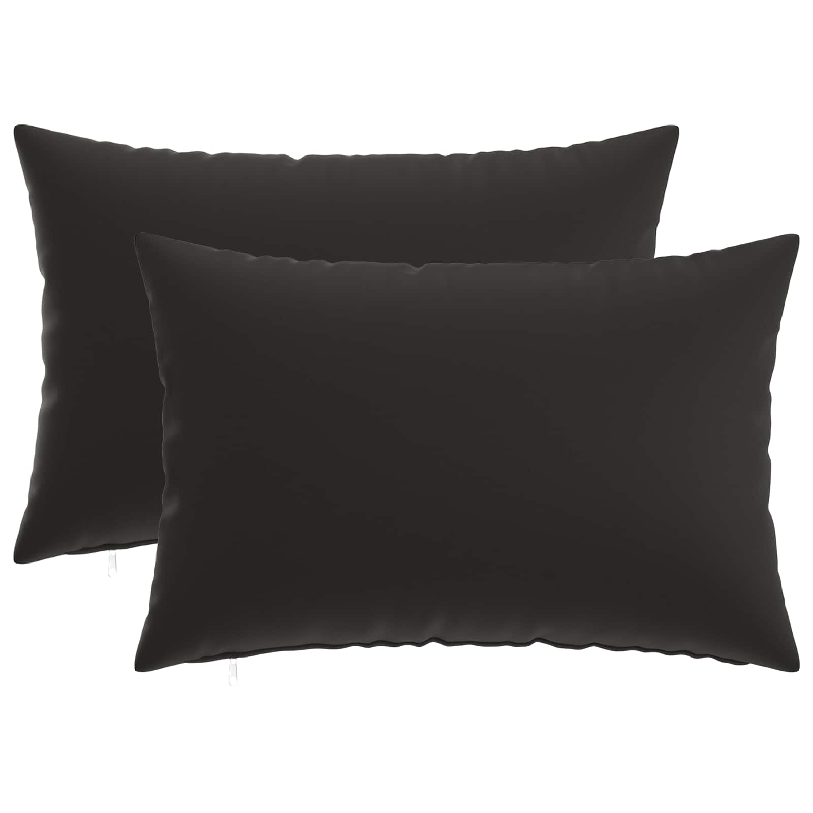Federa 2 pcs HEERLEN Nero 30 x 50 cm Poliestere