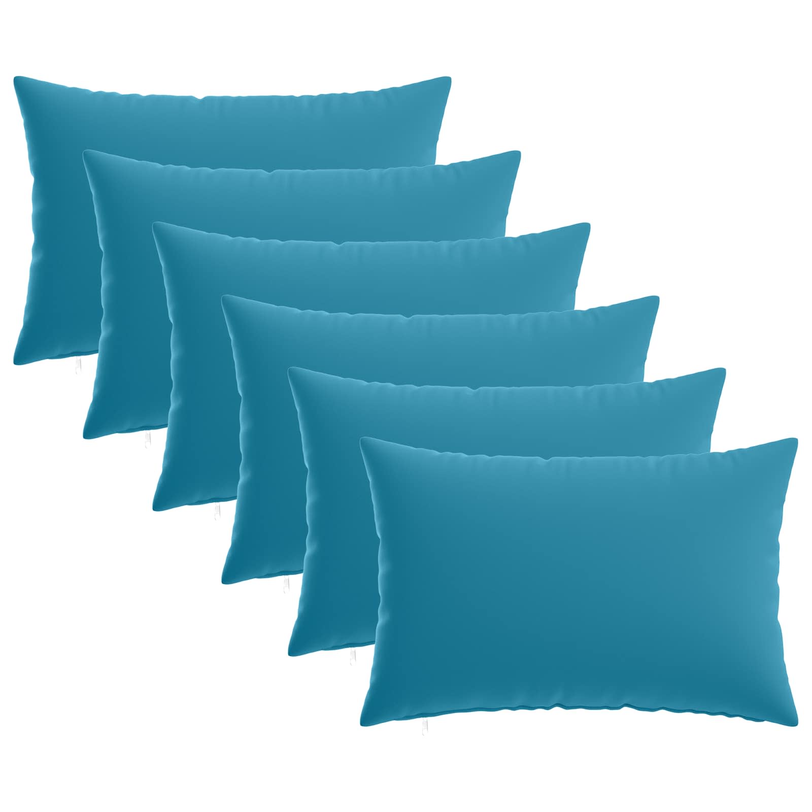 Federa 6 pcs HEERLEN Azzurro 30 x 50 cm Poliestere