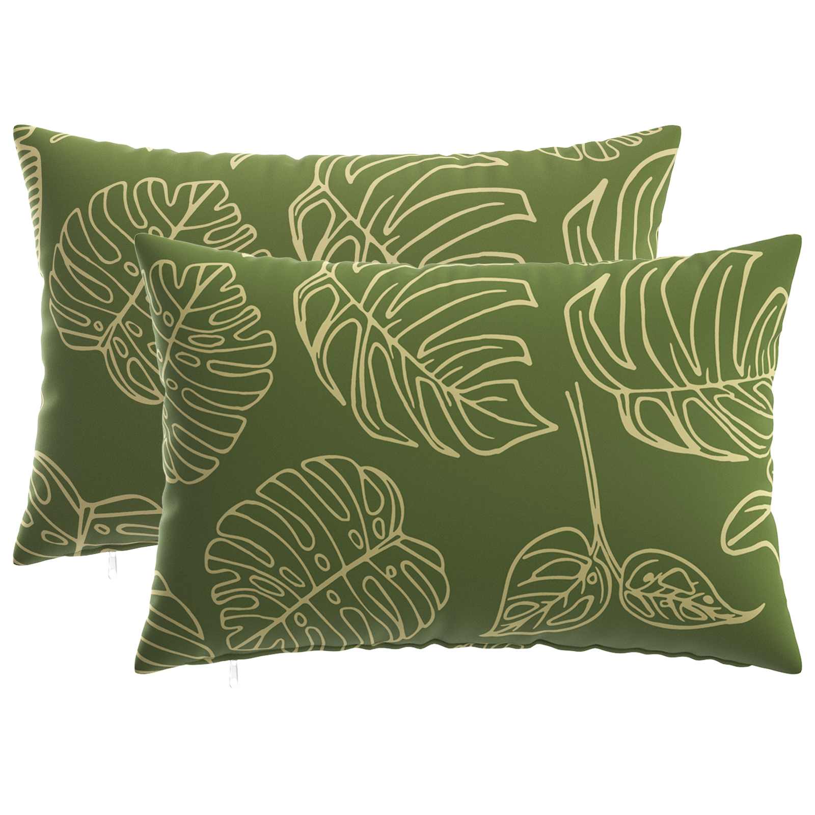Federa 2 pcs HEERLEN Design a foglia 30 x 50 cm Poliestere