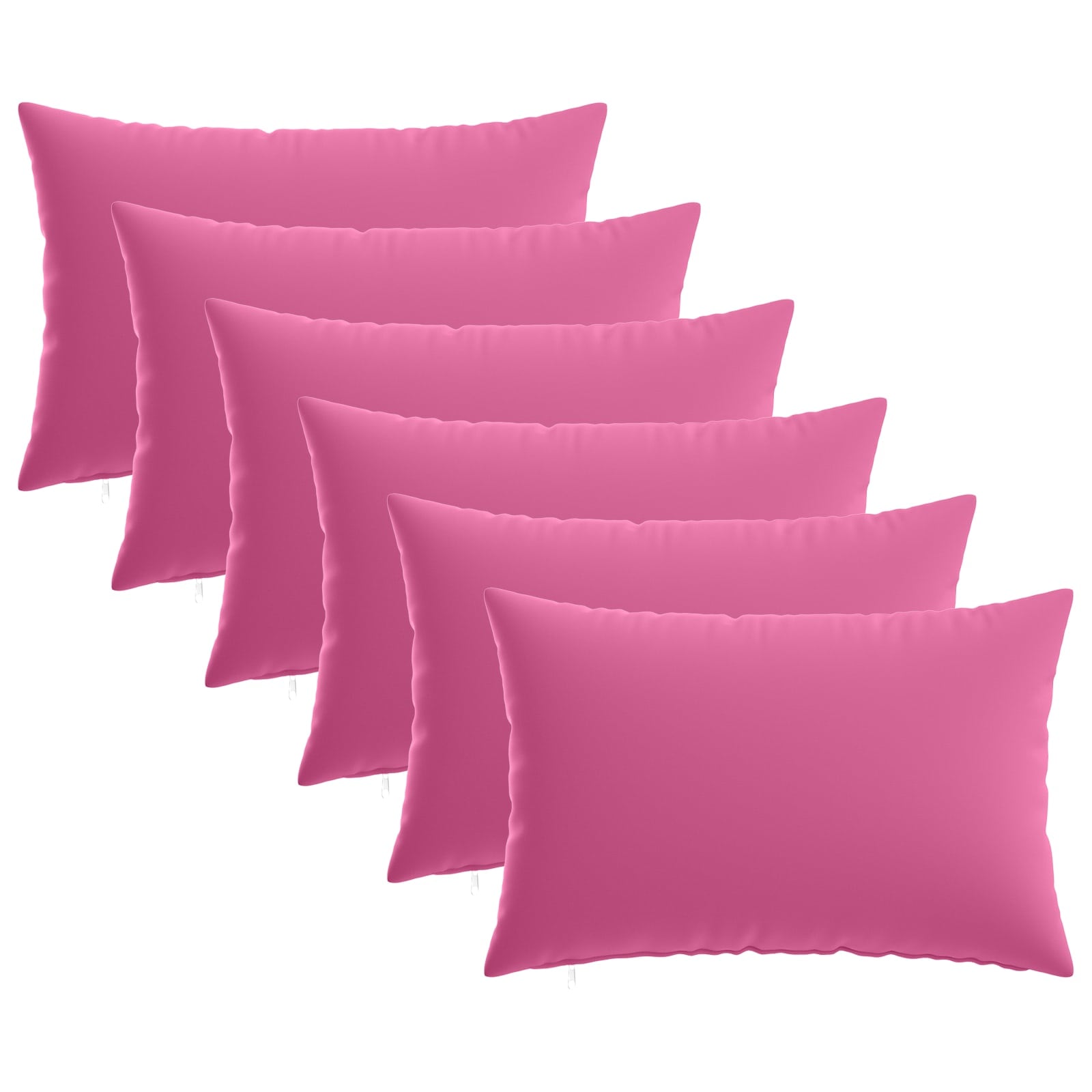 Federa 6 pcs HEERLEN Rosa 30 x 50 cm Poliestere