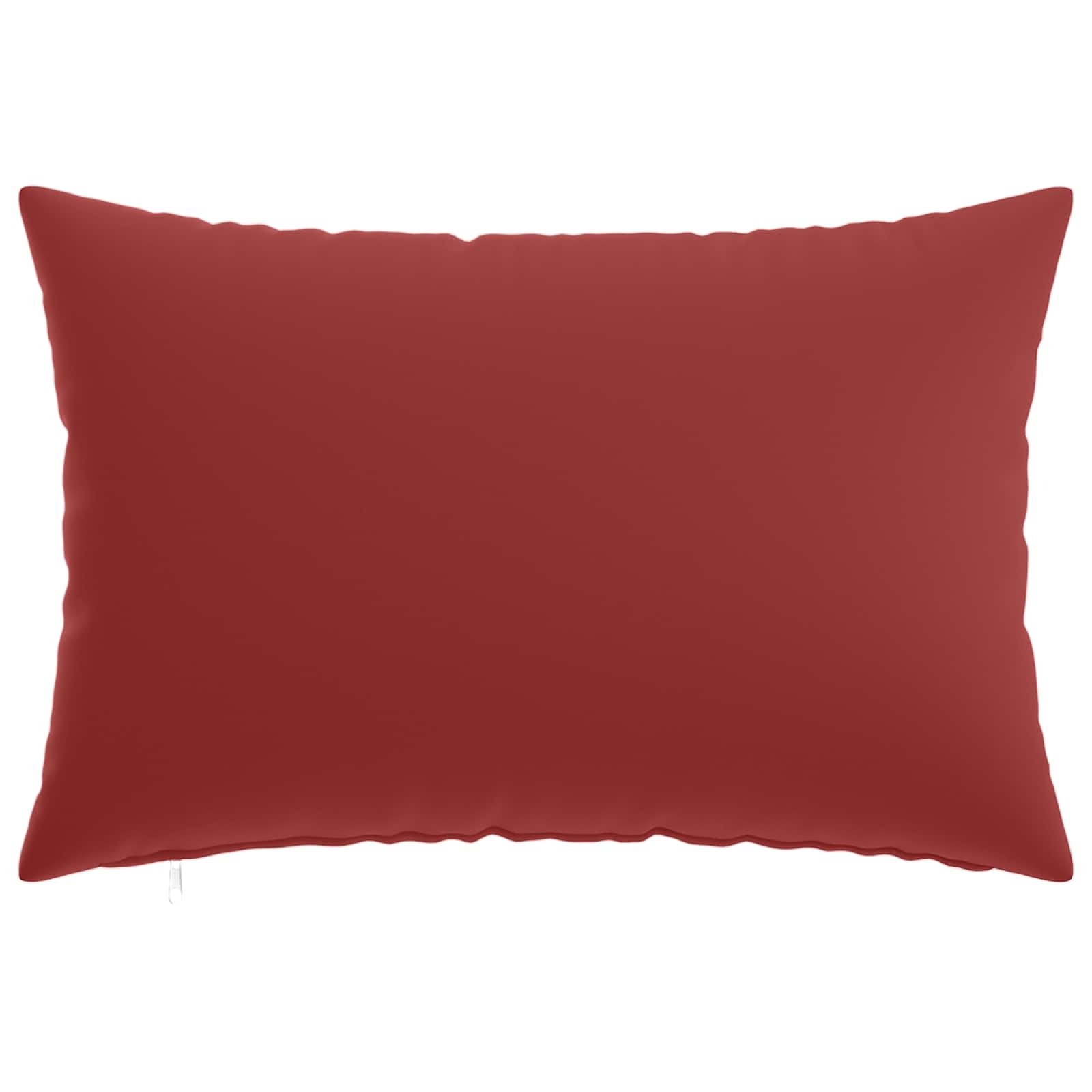 Federa 6 pcs HEERLEN Rosso Vino 30 x 50 cm Poliestere