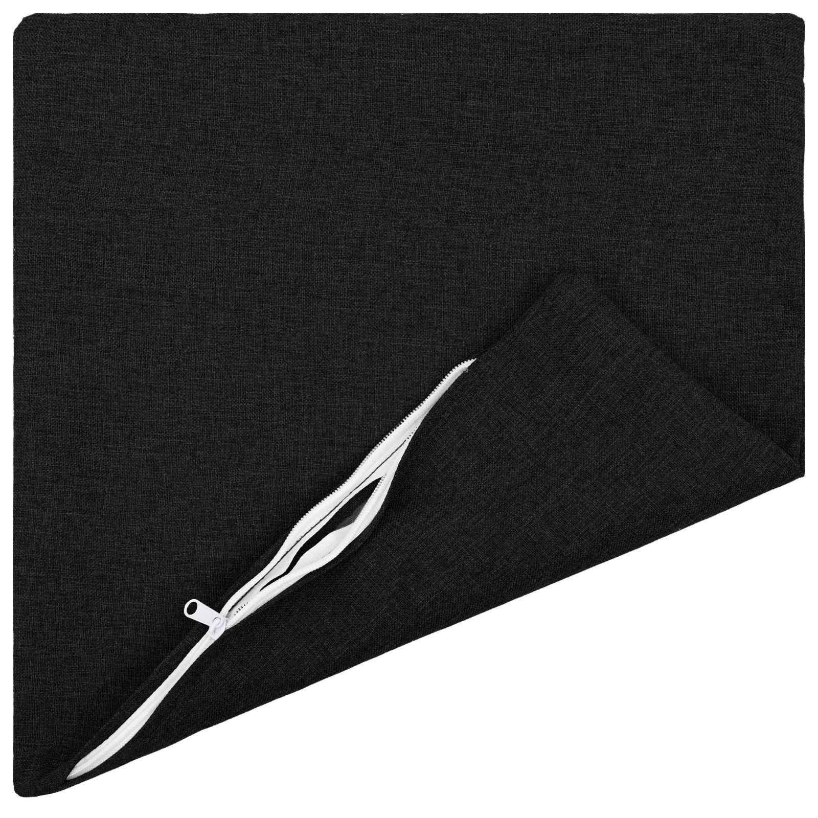 Federa 2 pz HEERLEN Nero 35 x 35 cm Tessuto