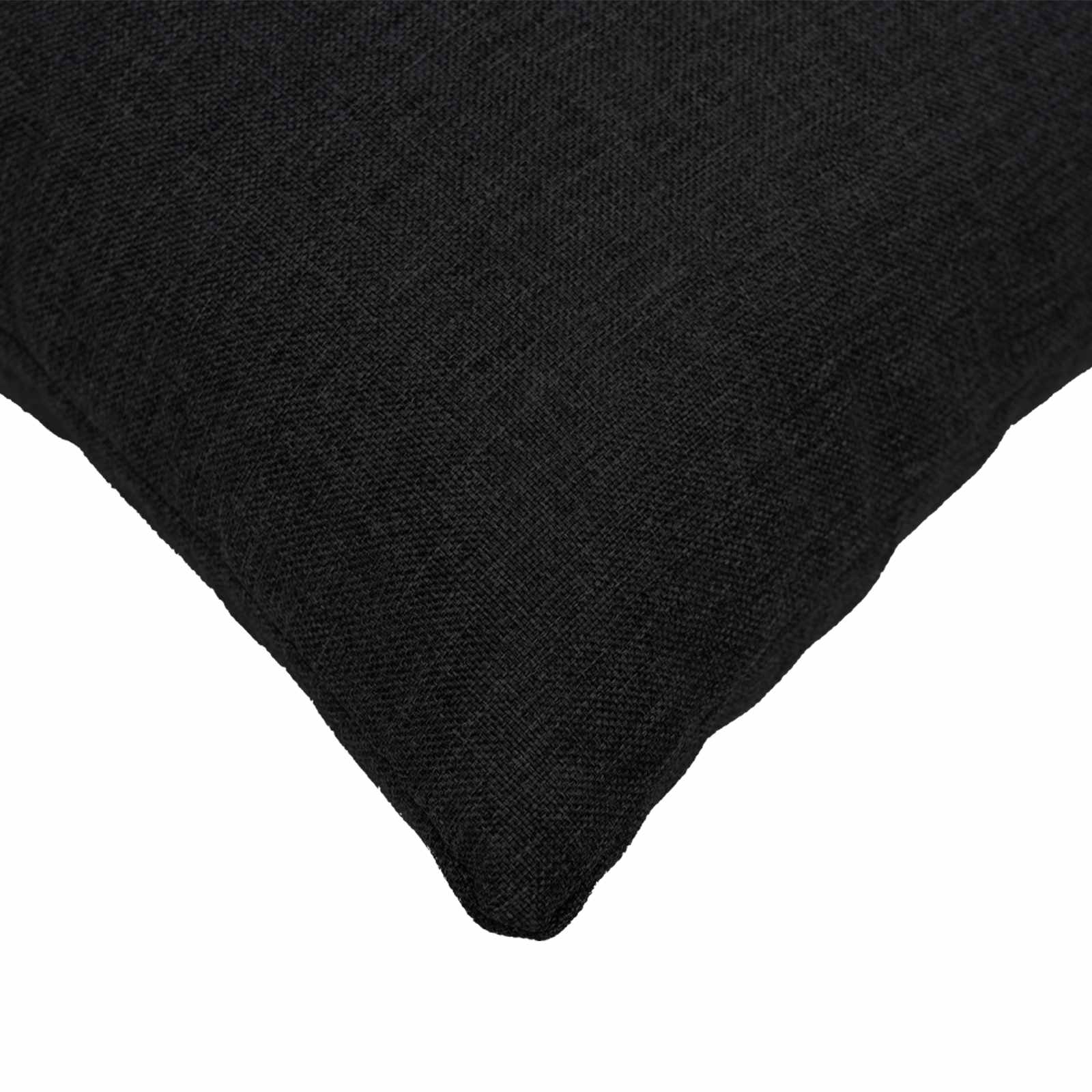 Federa 2 pz HEERLEN Nero 35 x 35 cm Tessuto