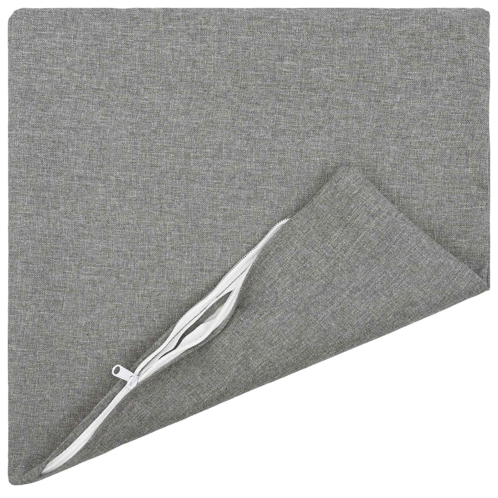 Federa 2 pz HEERLEN Grigio Nuvola 35 x 35 cm Tessuto