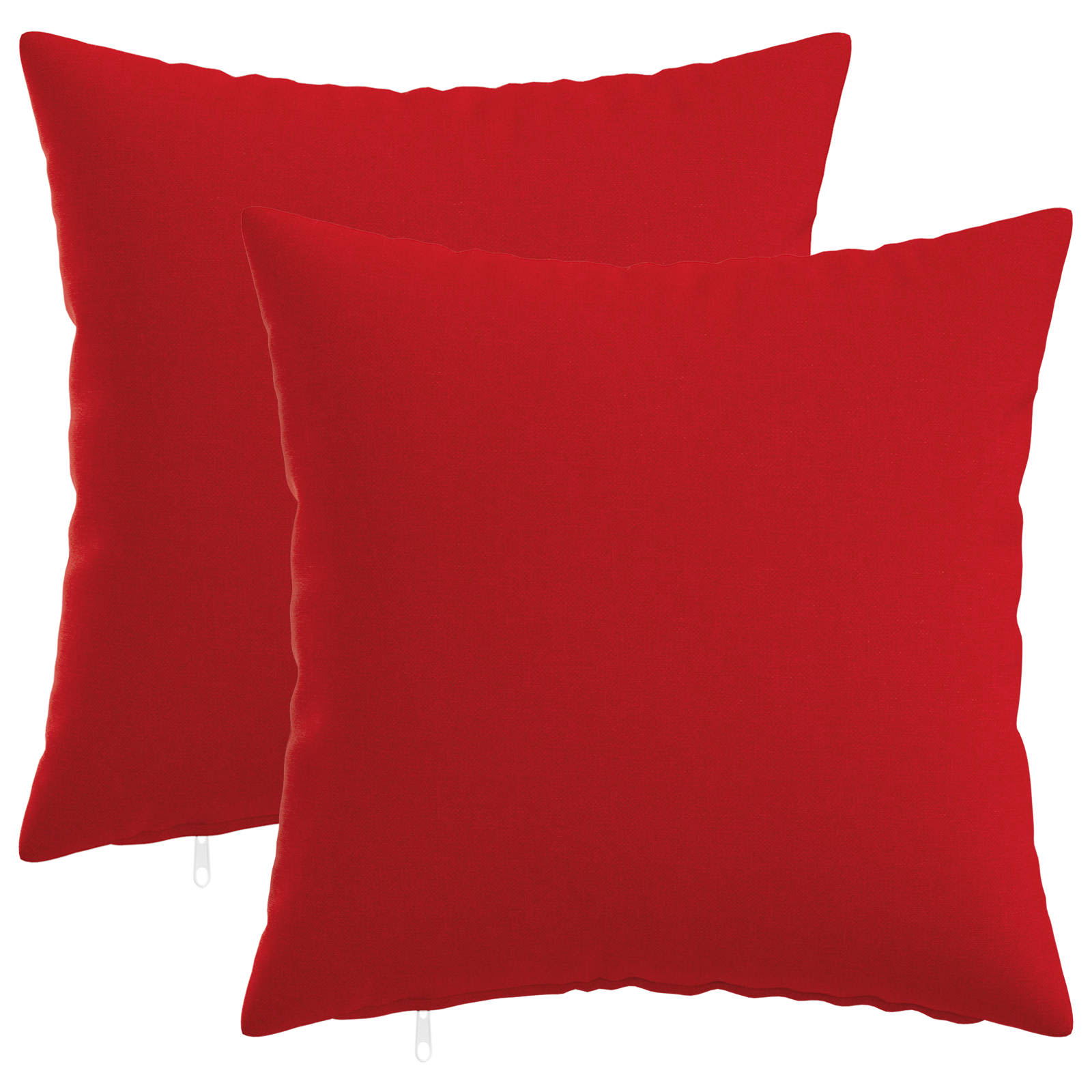 Federa 2 pz HEERLEN Rosso 35 x 35 cm Tessuto