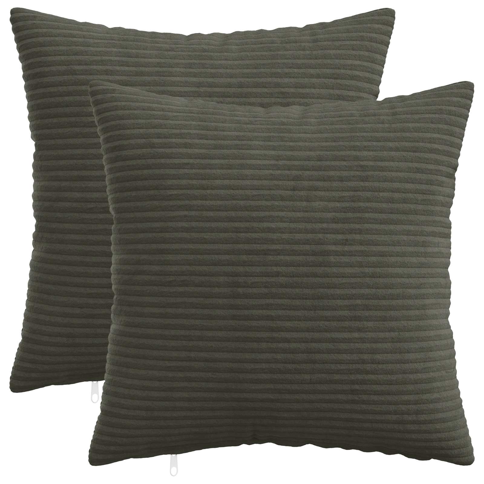 Federa 2 pcs HEERLEN Antracite 35 x 35 cm corduroy