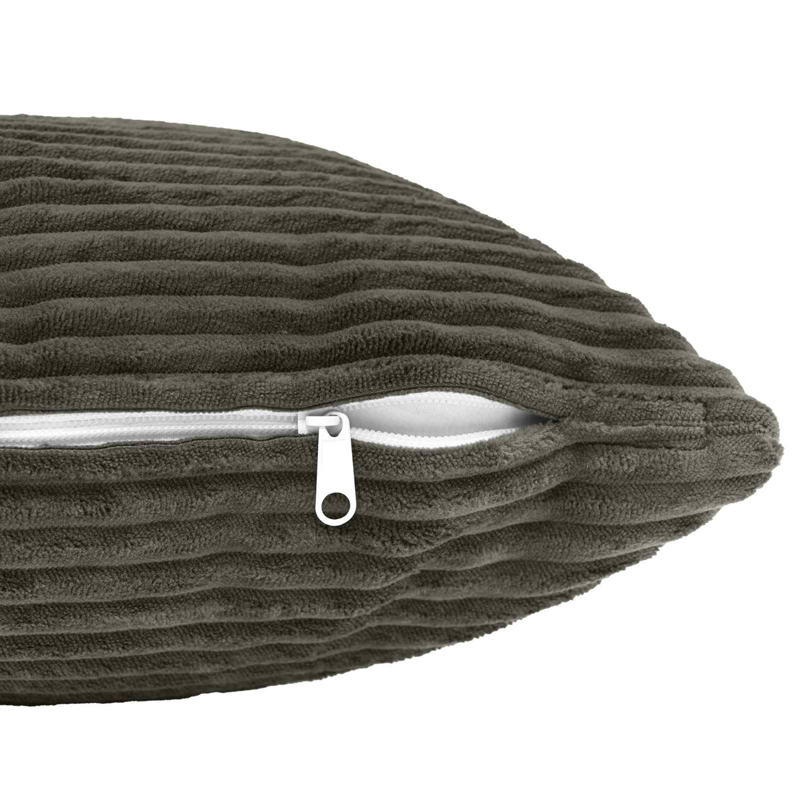 Federa 6 pcs HEERLEN Antracite 35 x 35 cm corduroy