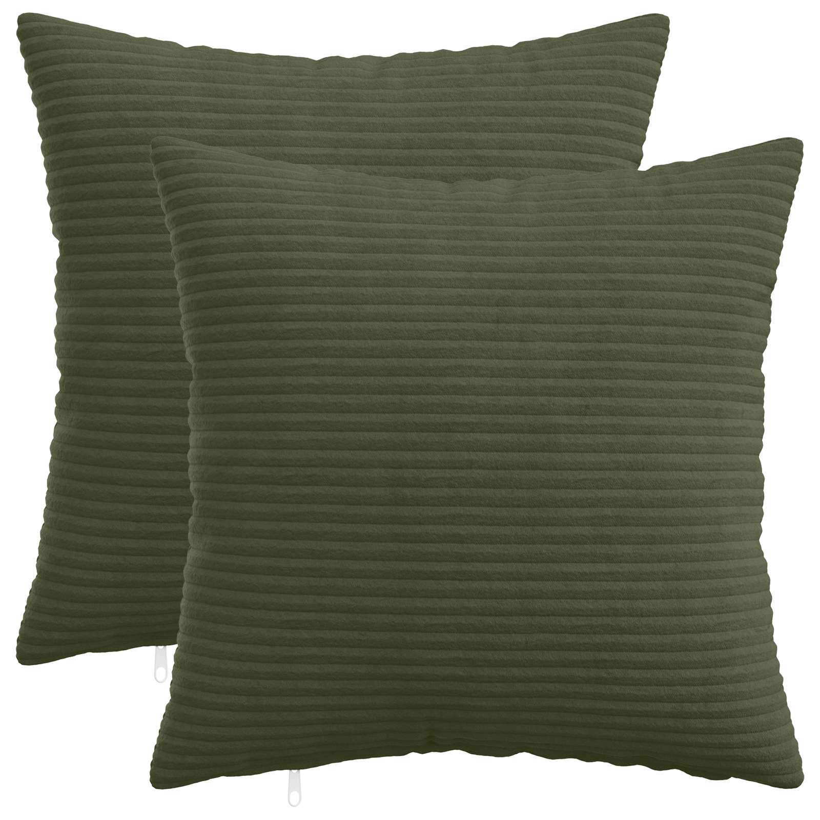Federa 2 pcs HEERLEN Verde 35 x 35 cm corduroy