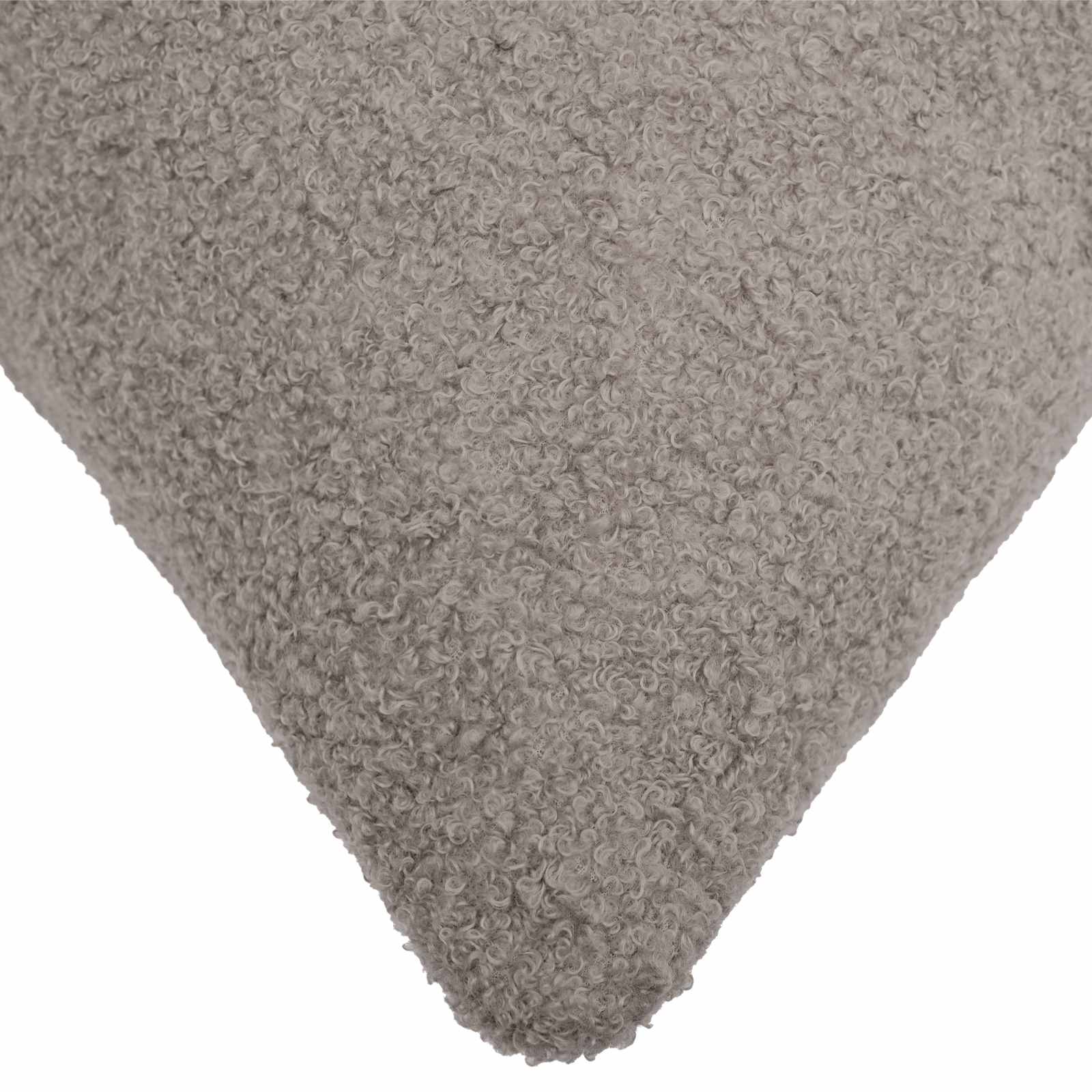 Federa 2 pcs HEERLEN Grigio Chiaro 35 x 35 cm Bouclé
