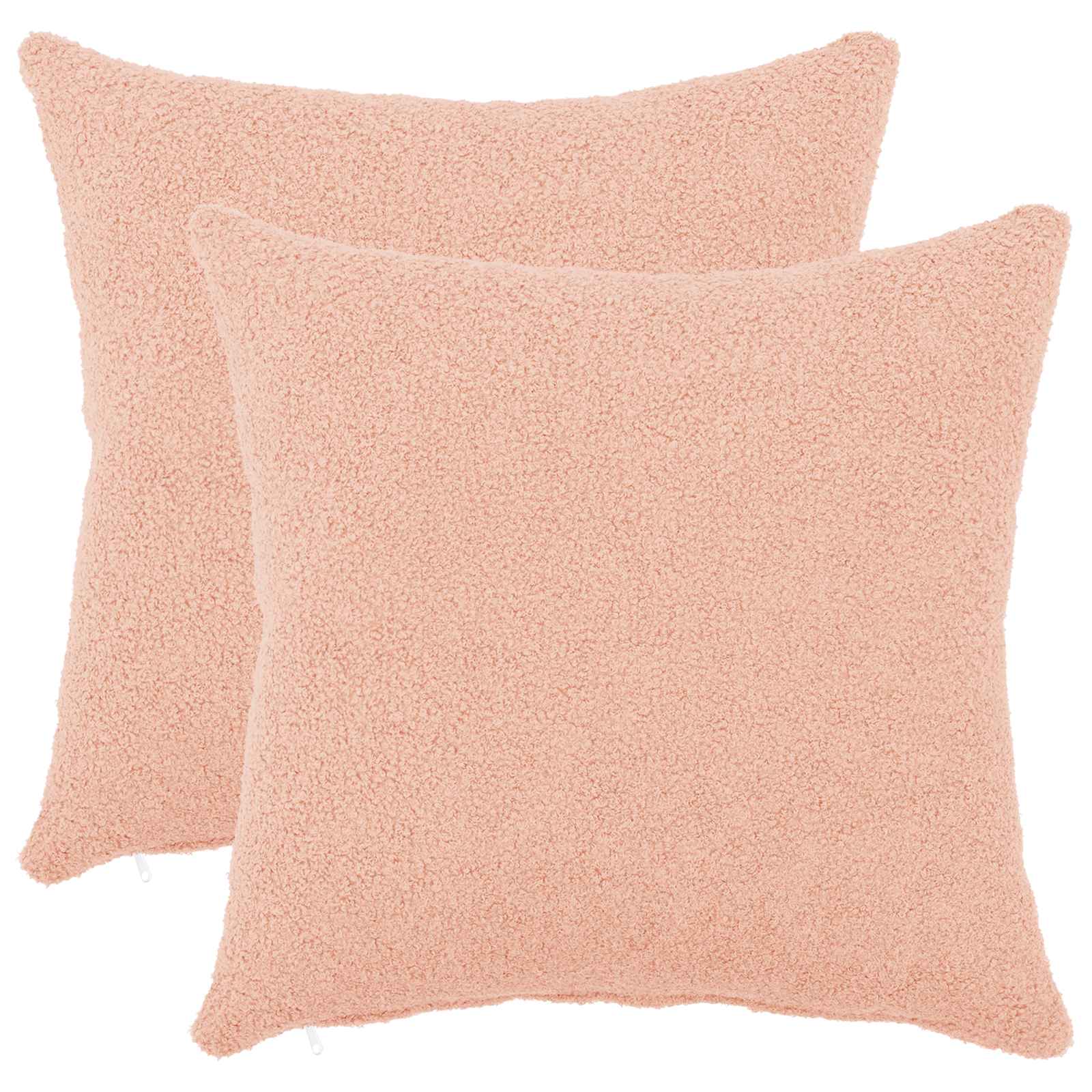 Federa 2 pcs HEERLEN Rosa 35 x 35 cm Bouclé