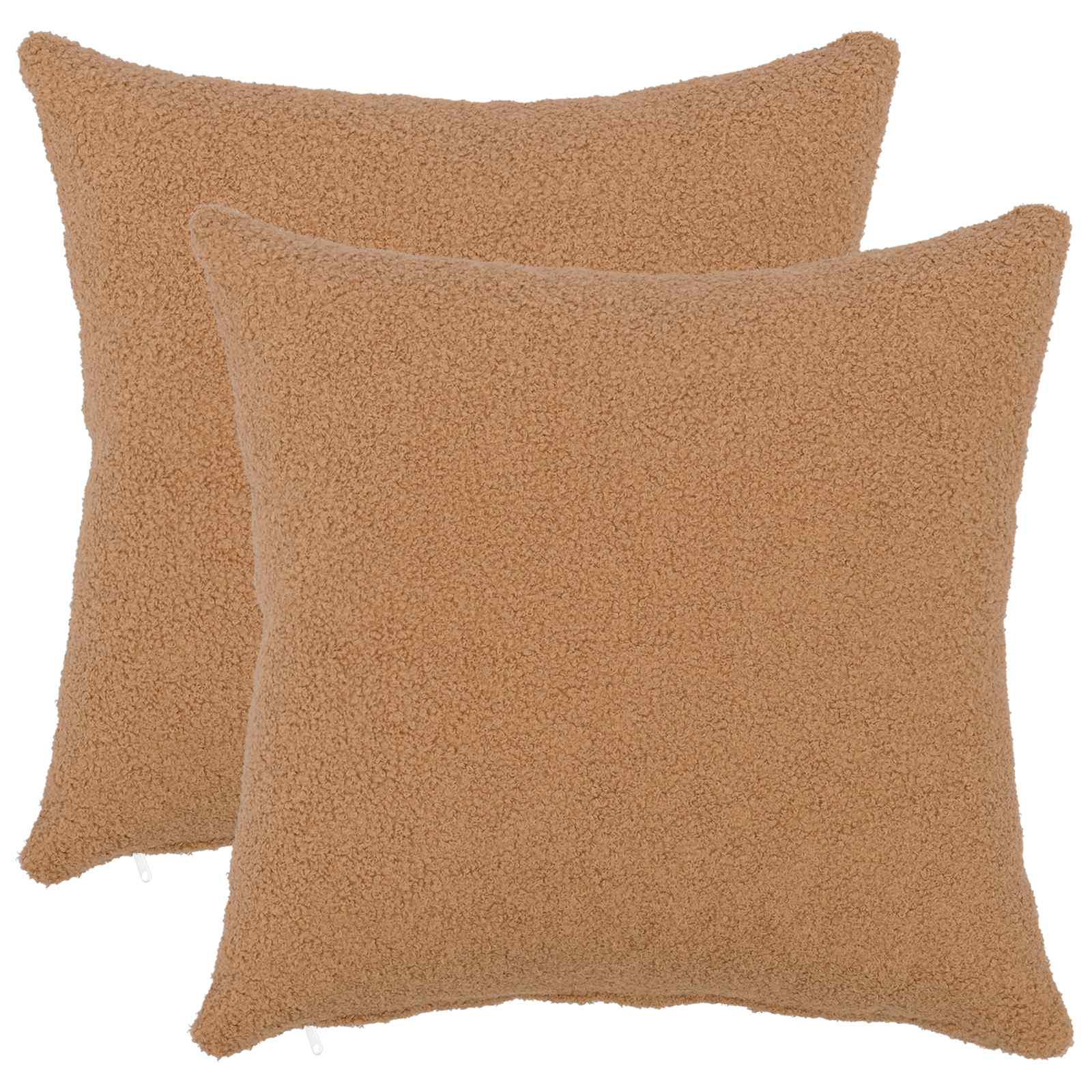 Federa 2 pcs HEERLEN Beige 35 x 35 cm Bouclé