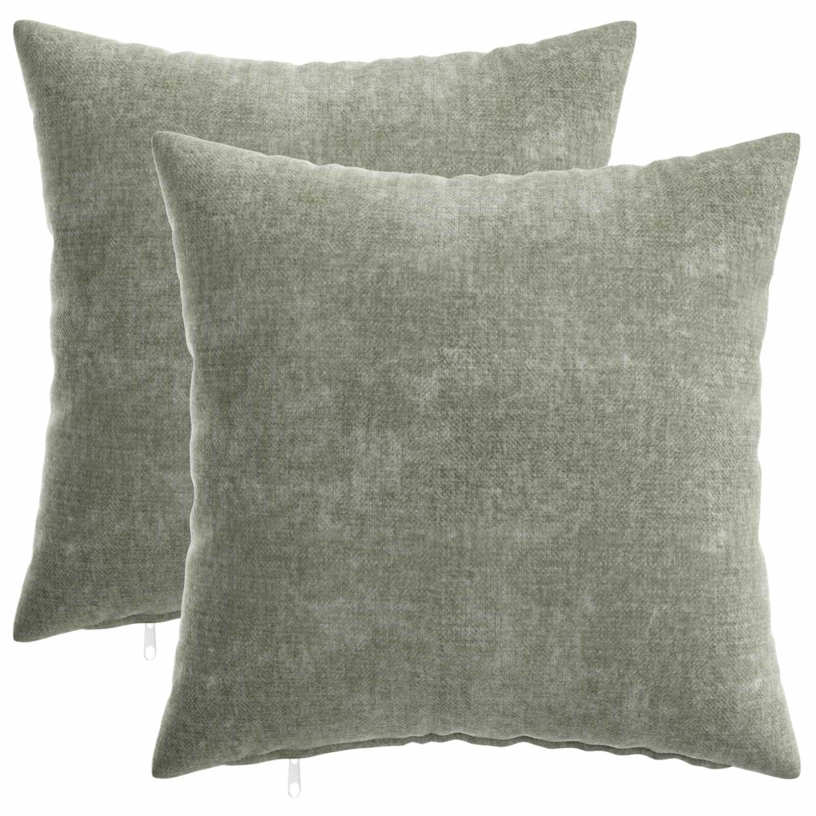 Federa 2 pz HEERLEN Verde 35 x 35 cm Tessuto Chenille