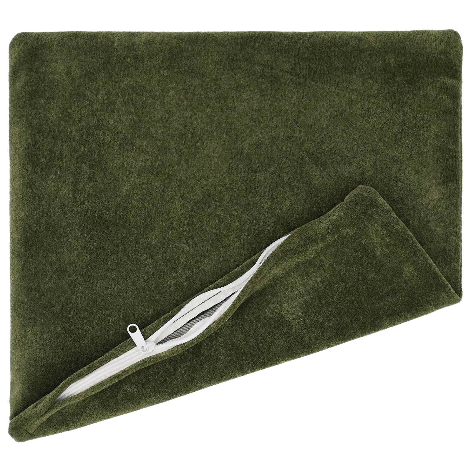 Federa 6 pcs HEERLEN Verde 35 x 35 cm Fleece in microfibra