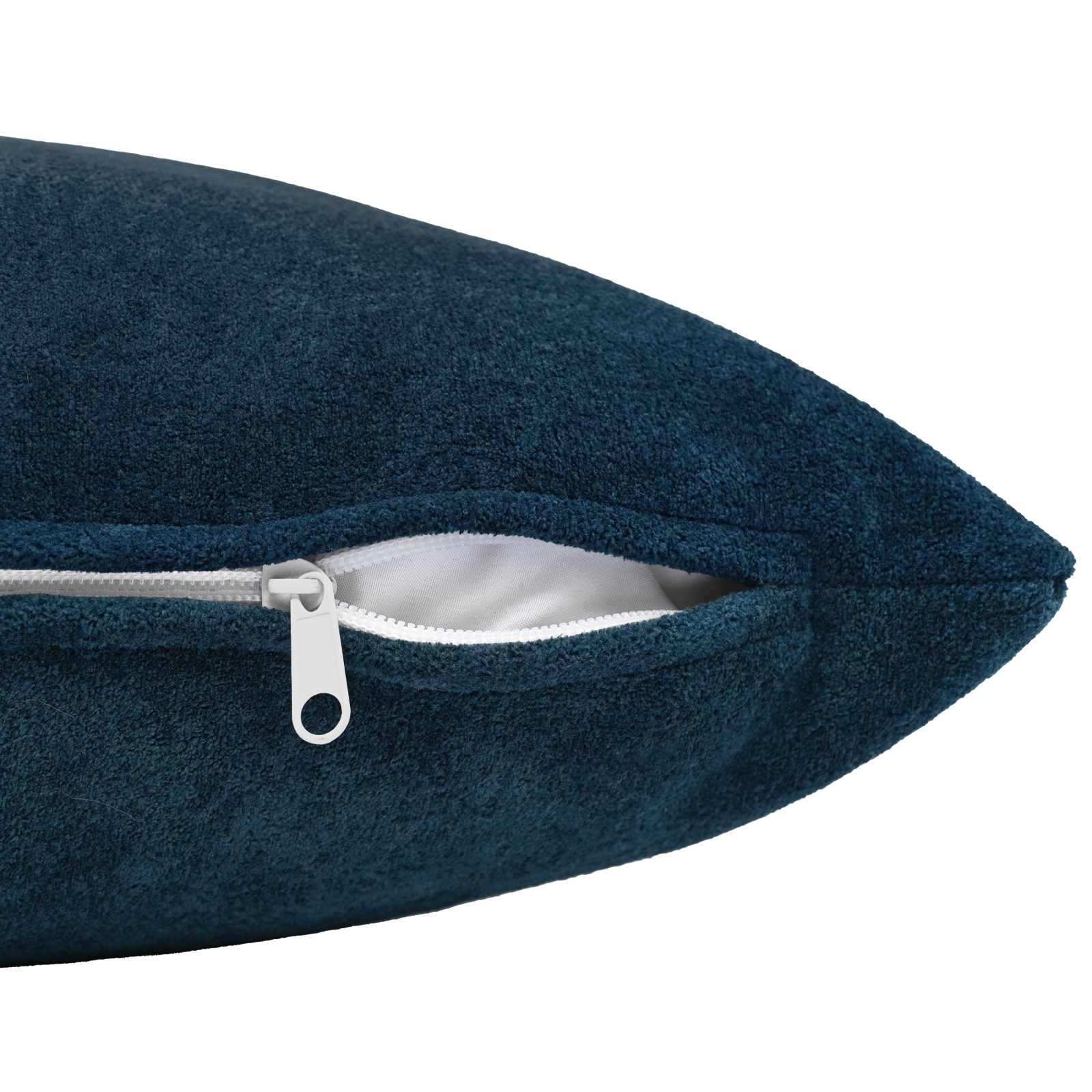 Federa 6 pcs HEERLEN Blu 35 x 35 cm Fleece in microfibra