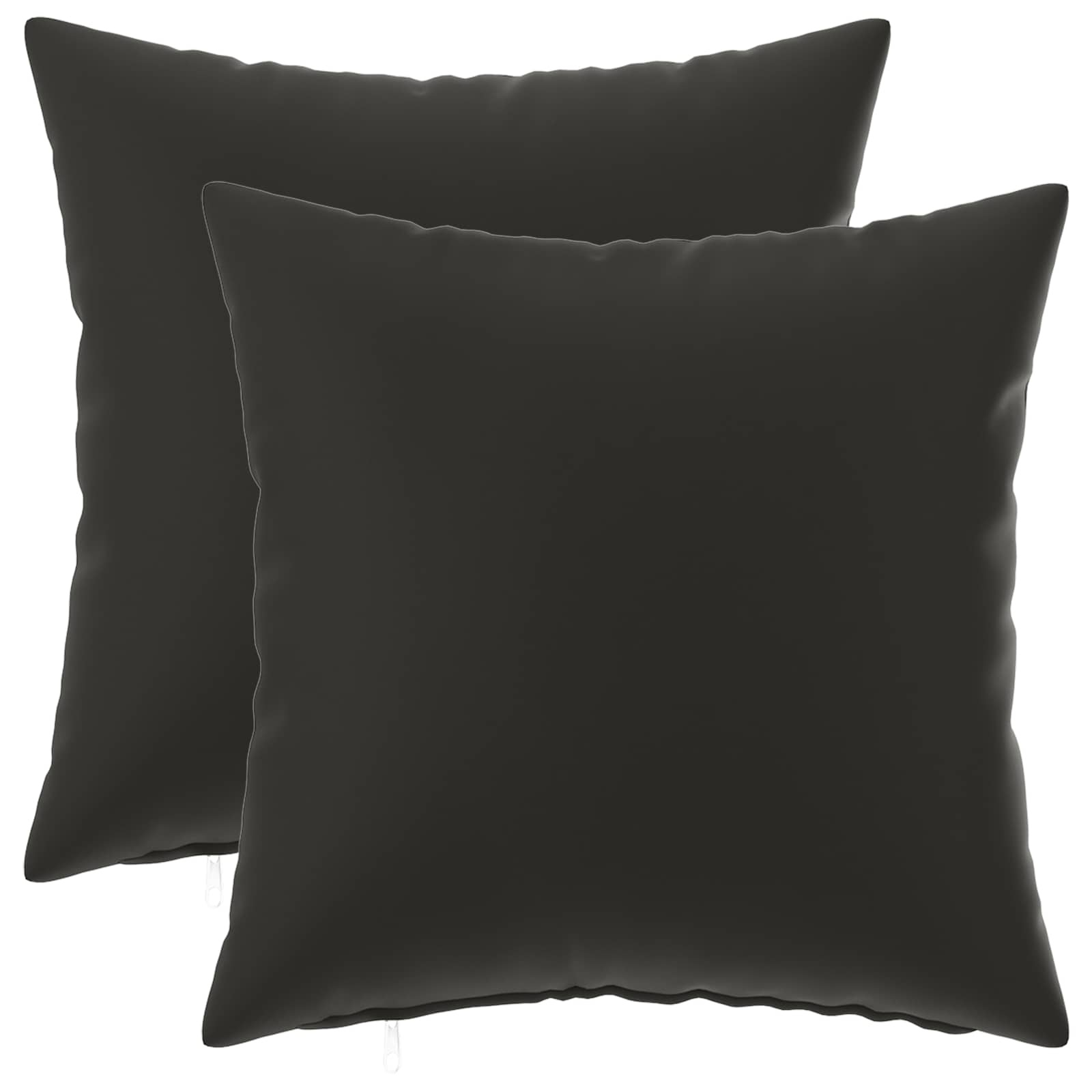 Federa 2 pcs HEERLEN Nero 35 x 35 cm Poliestere