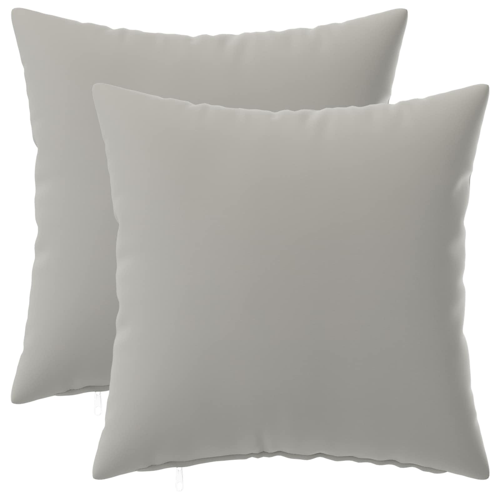 Federa 2 pcs HEERLEN Grigio 35 x 35 cm Poliestere