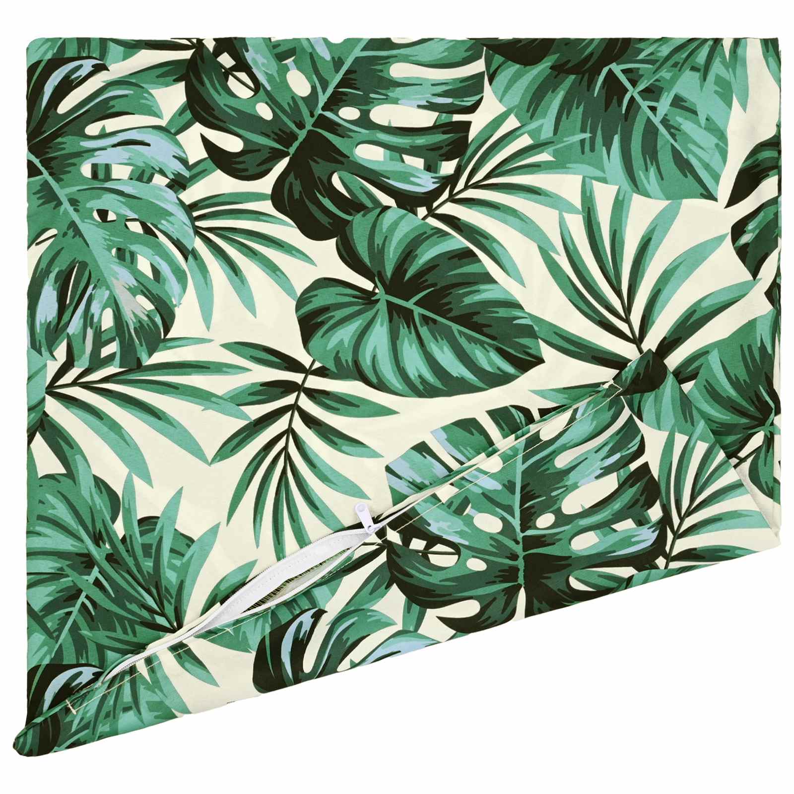 Federa 2 pcs HEERLEN Motivo a Foglie 35 x 35 cm Poliestere