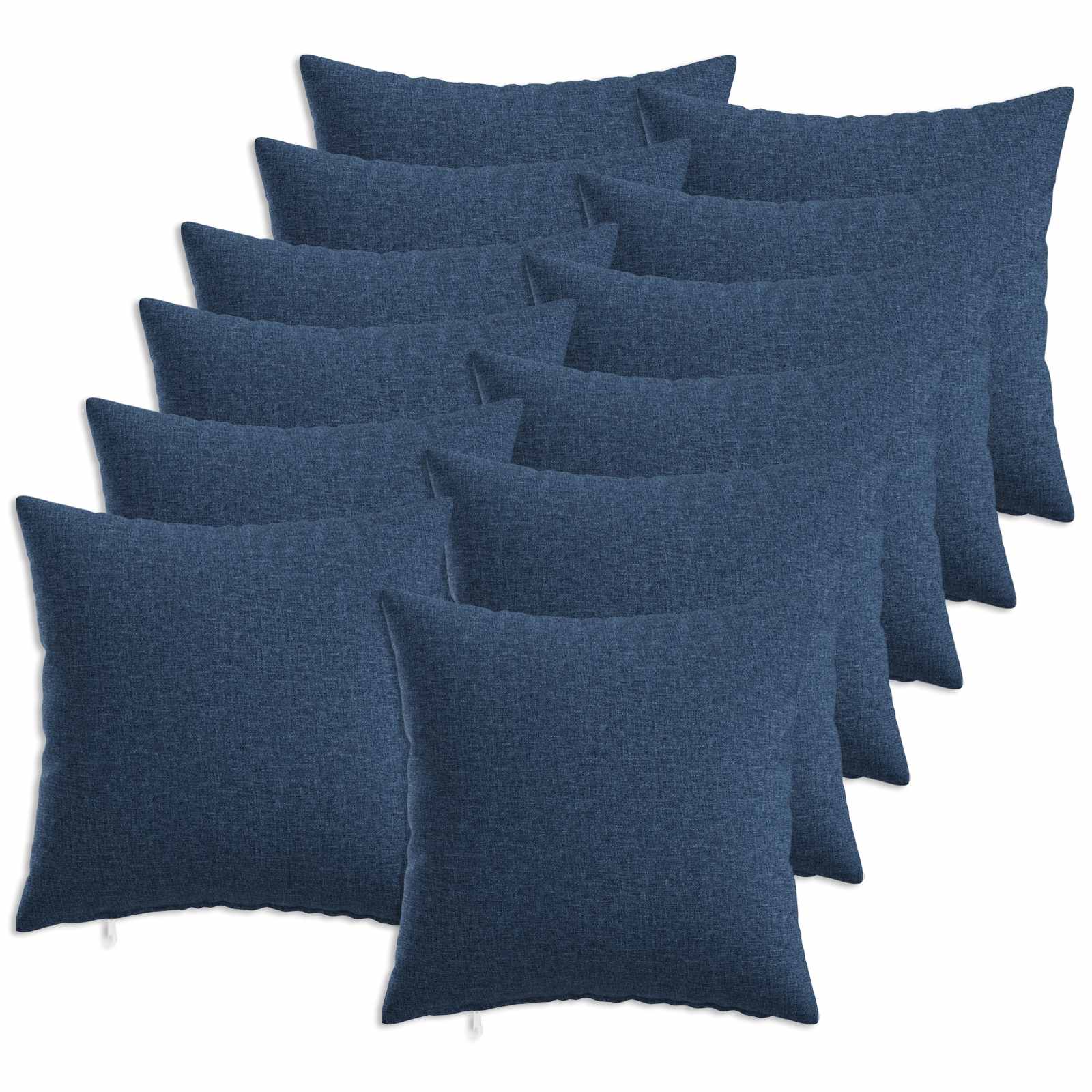 Federa 12 pz HEERLEN Blu 40 x 40 cm Tessuto