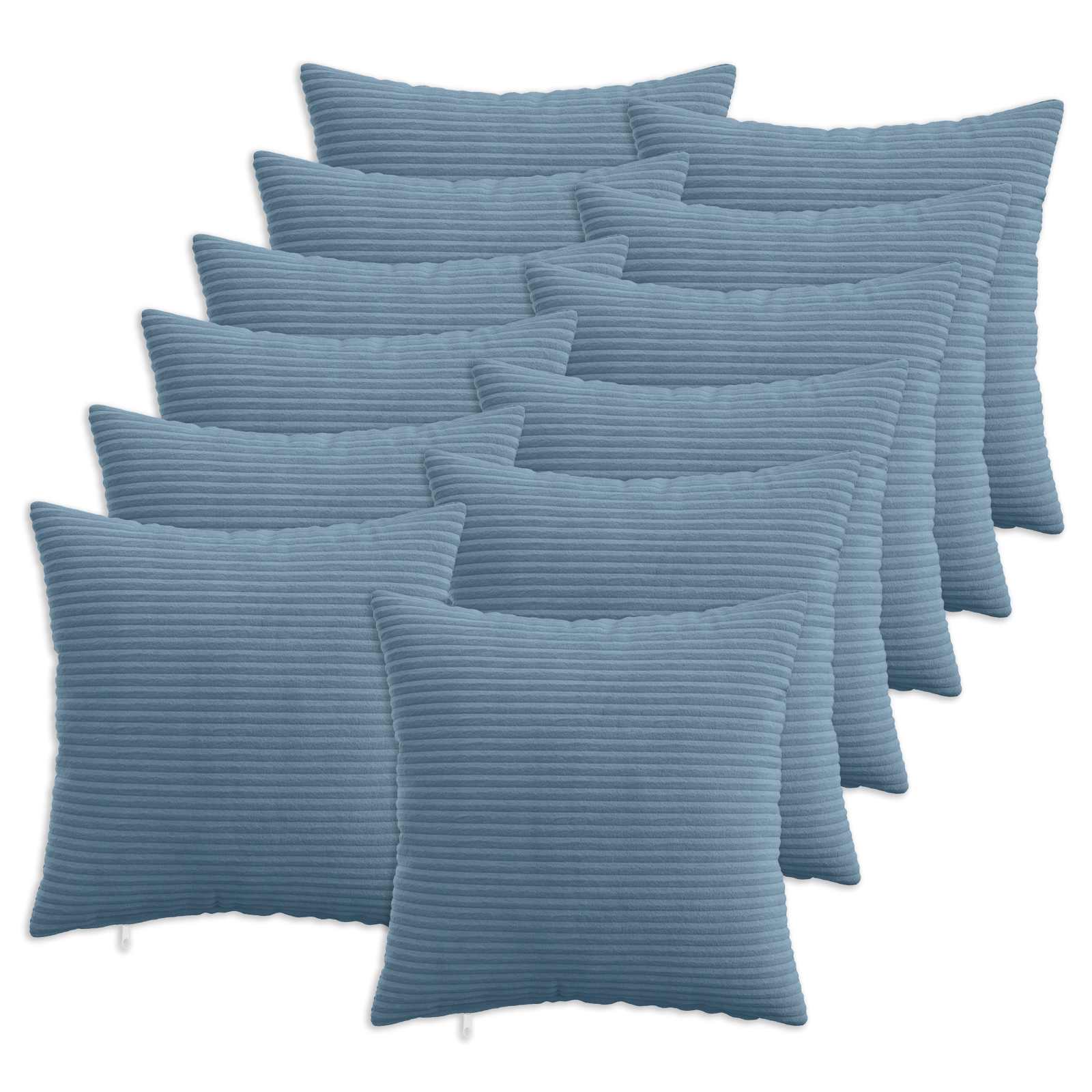 Federa 12 pcs HEERLEN Blu 40 x 40 cm corduroy