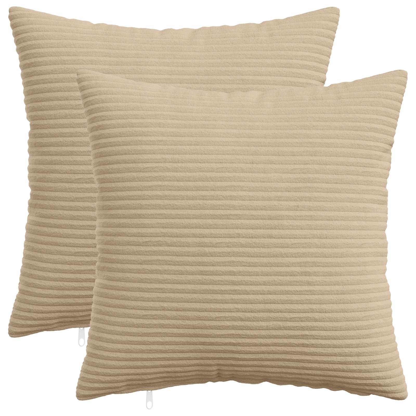 Federa 2 pcs HEERLEN Tortora 40 x 40 cm corduroy