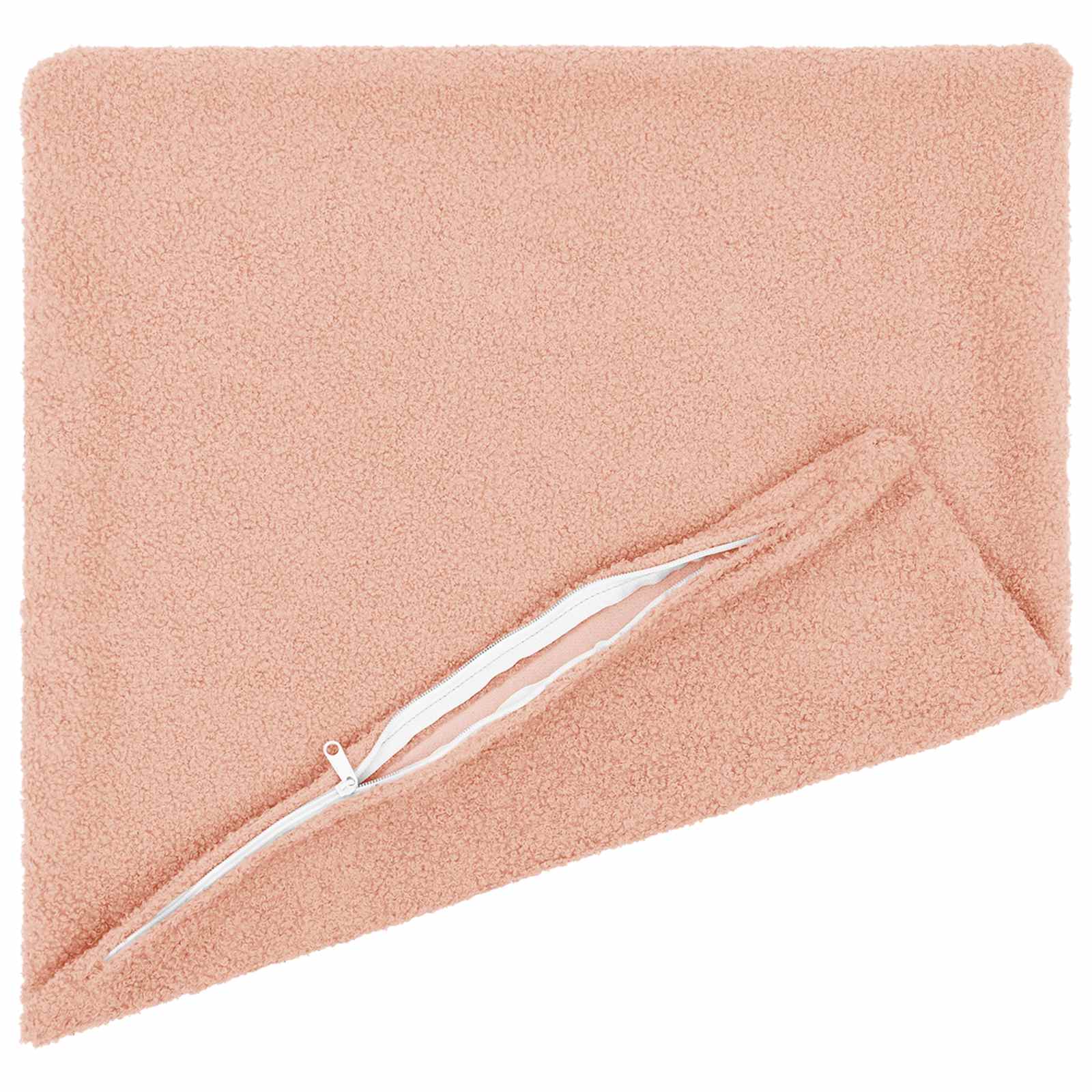 Federa 6 pcs HEERLEN Rosa 40 x 40 cm Bouclé