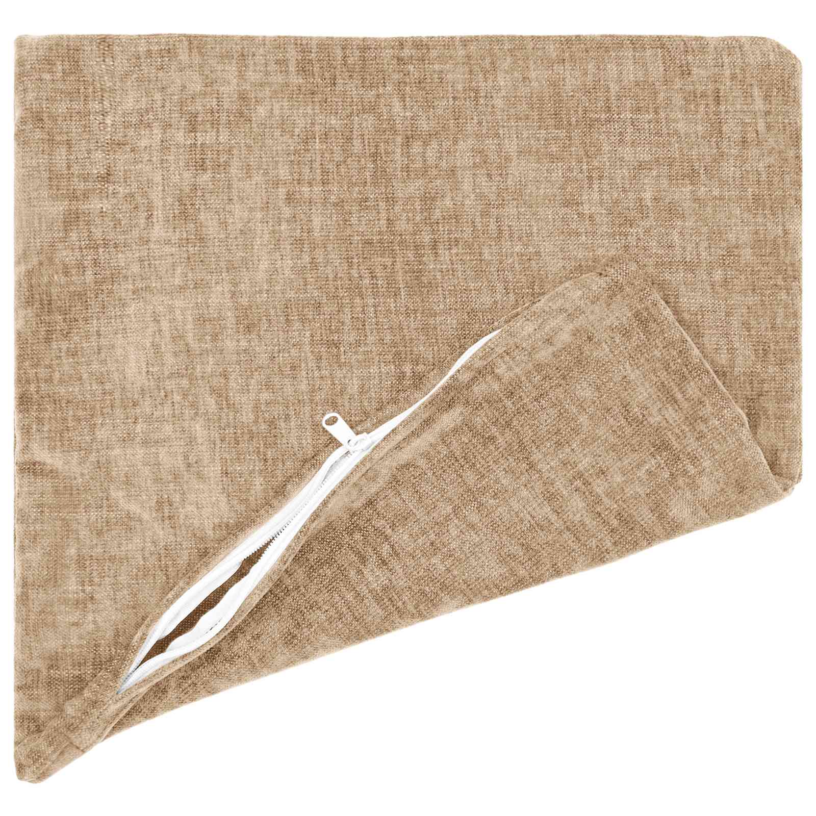 Federa 12 pz HEERLEN Tortora 40 x 40 cm Tessuto Chenille