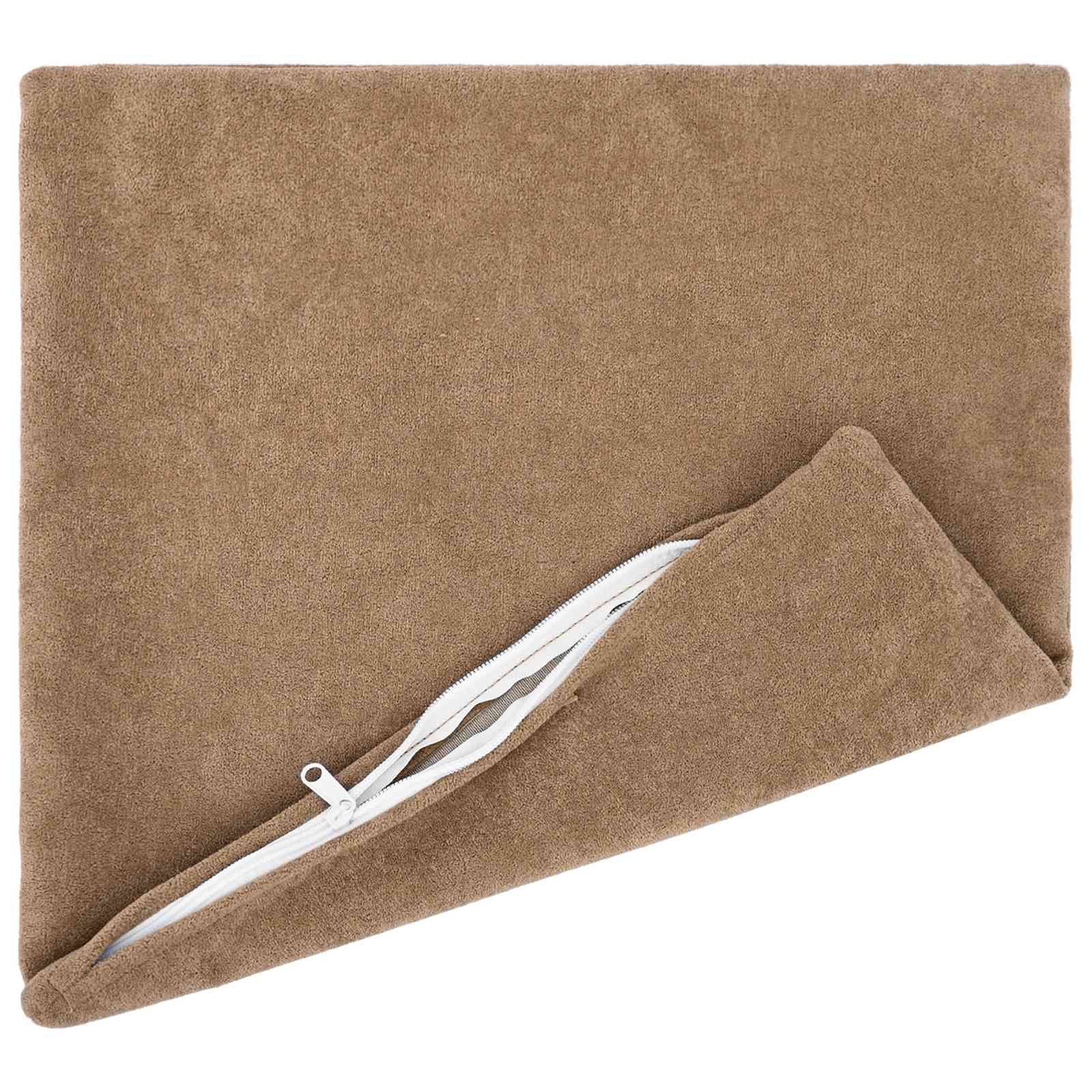 Federa 12 pcs HEERLEN Tortora 40 x 40 cm Fleece in microfibra