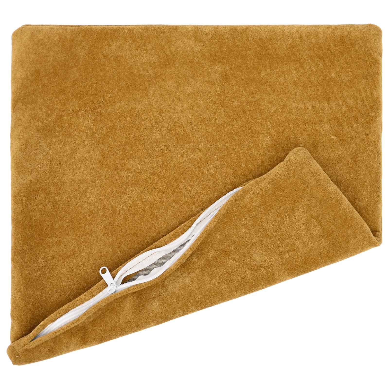 Federa 12 pcs HEERLEN Giallo 40 x 40 cm Fleece in microfibra