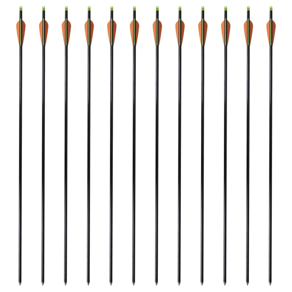 Frecce per Arco Composito Standard 12 pz 30" 0,8 cm Fibra Vetro