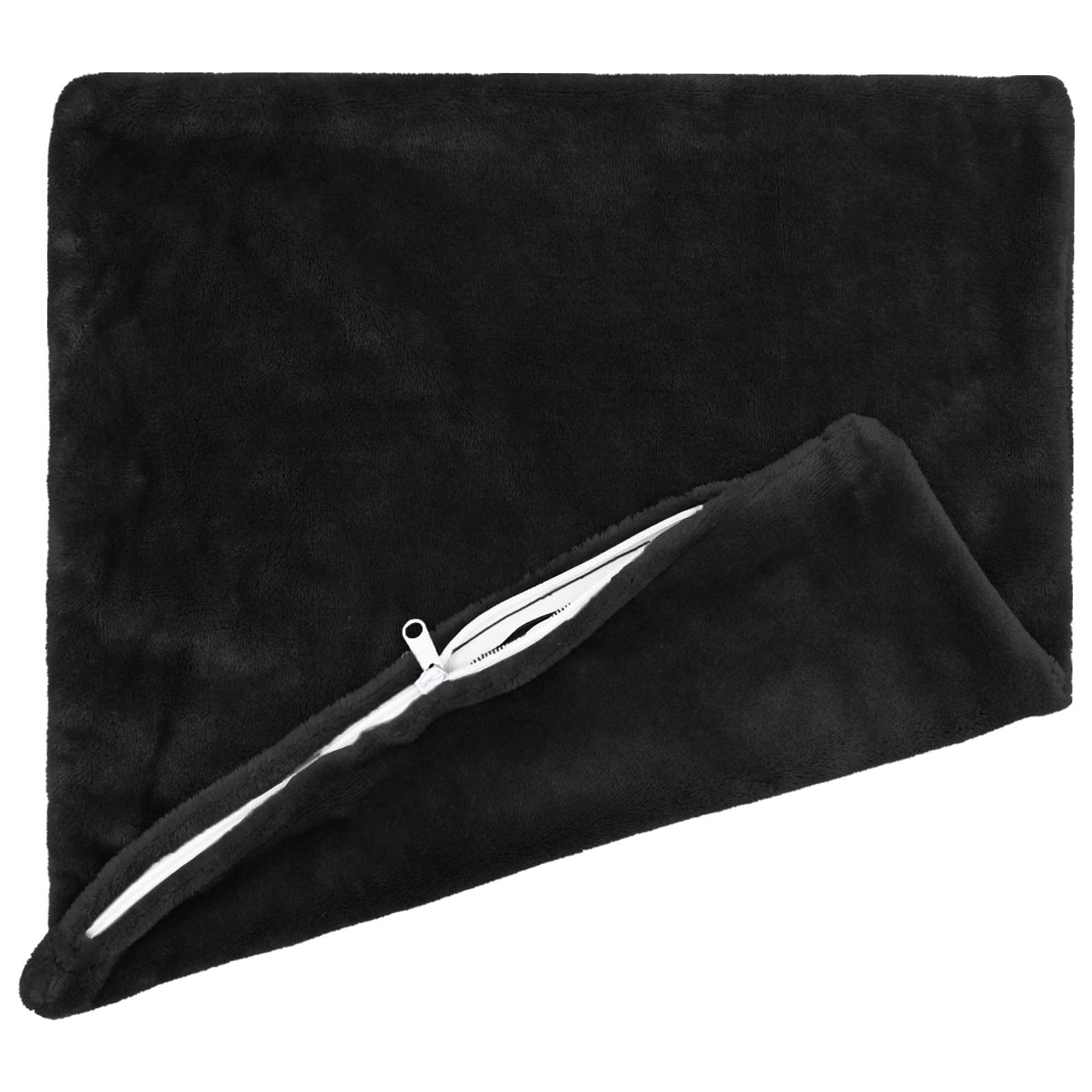 Federa 12 pcs HEERLEN Nero 40 x 40 cm Flanella