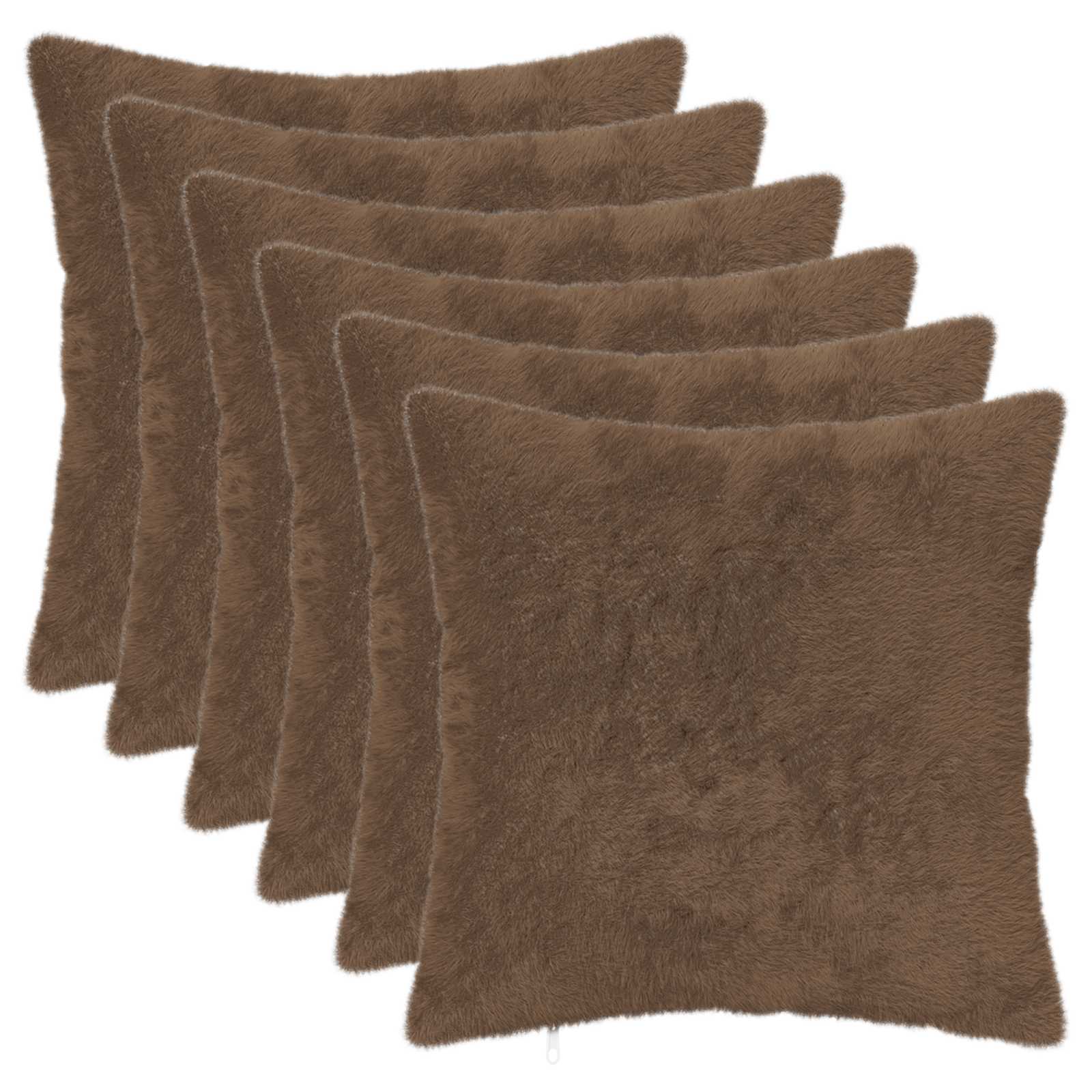 Federa 6 pz HEERLEN Marrone Chiaro 40 x 40 cm