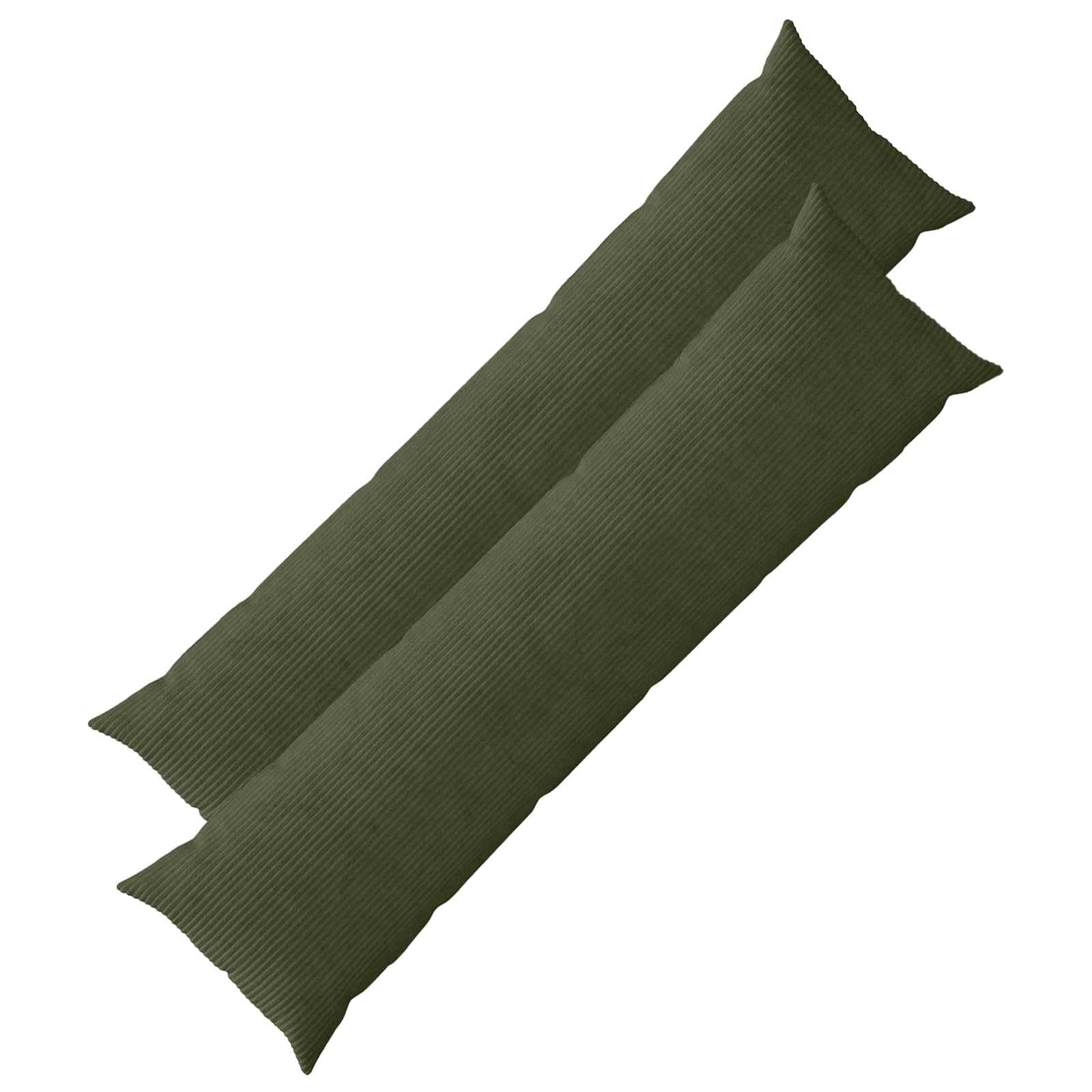 Federa 2 pcs HEERLEN Verde 40 x 145 cm corduroy